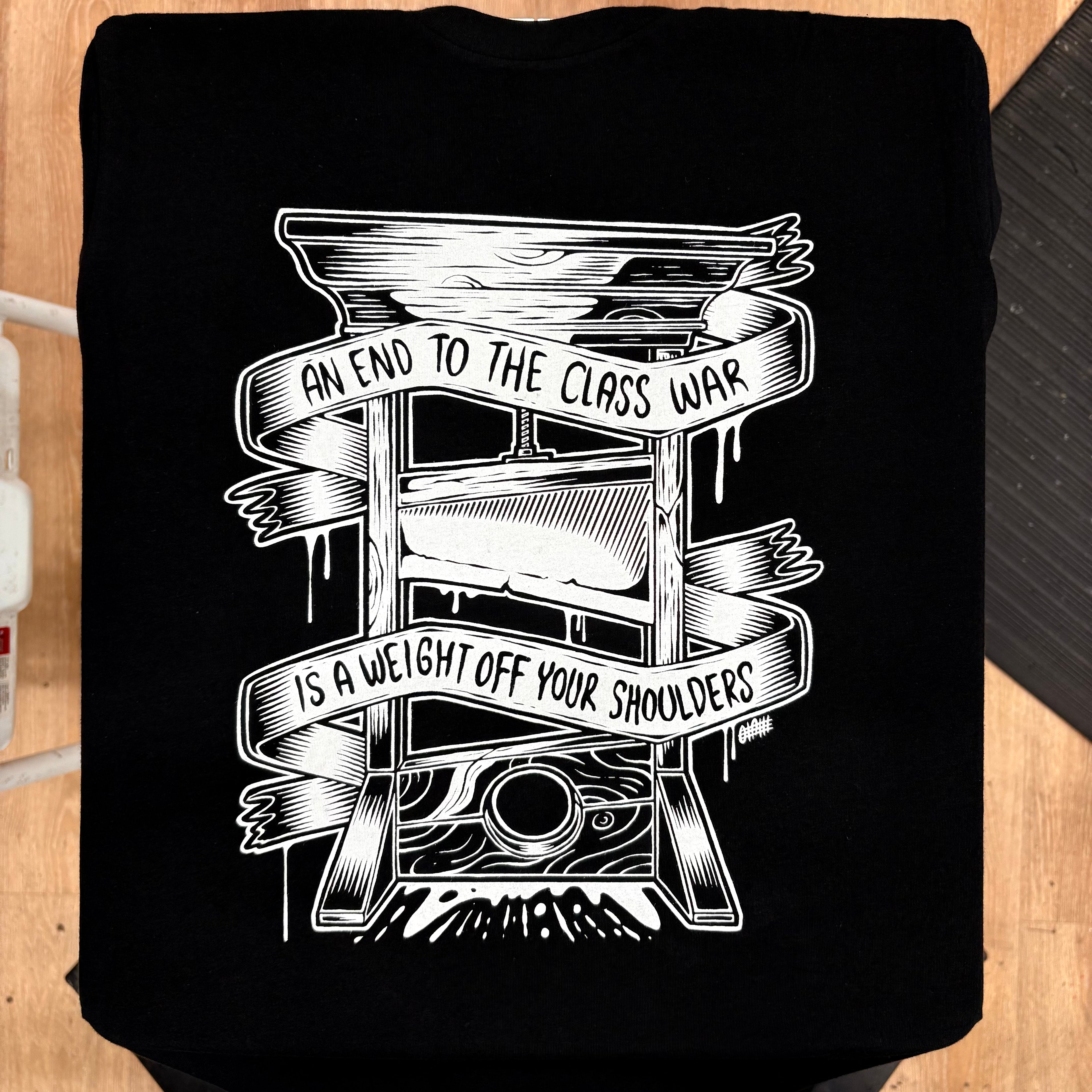 An End To The Class War Is A Weight Off Your Shoulders - Olafh Ace Design