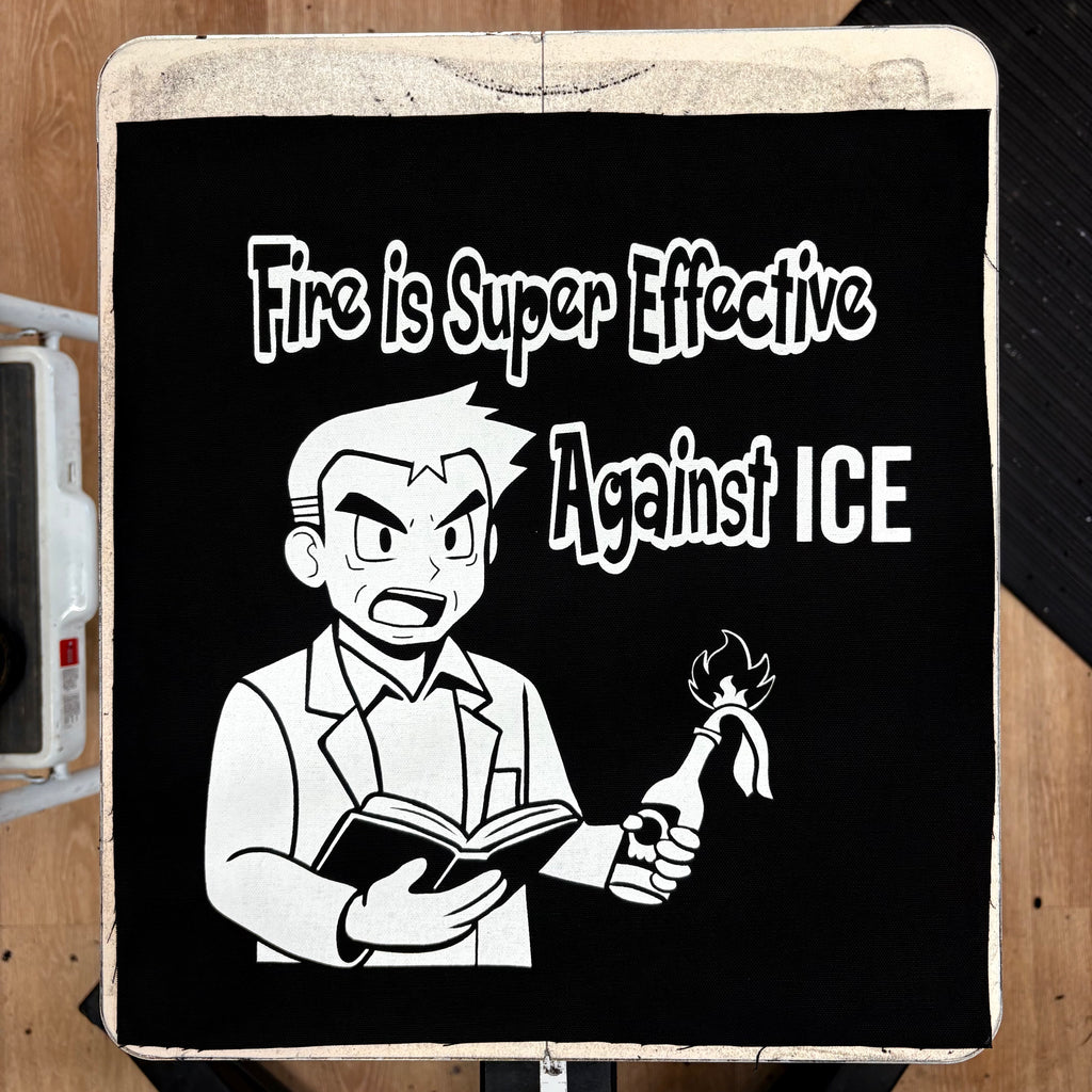 Fire Is Super Effective Against Ice - Backpatch