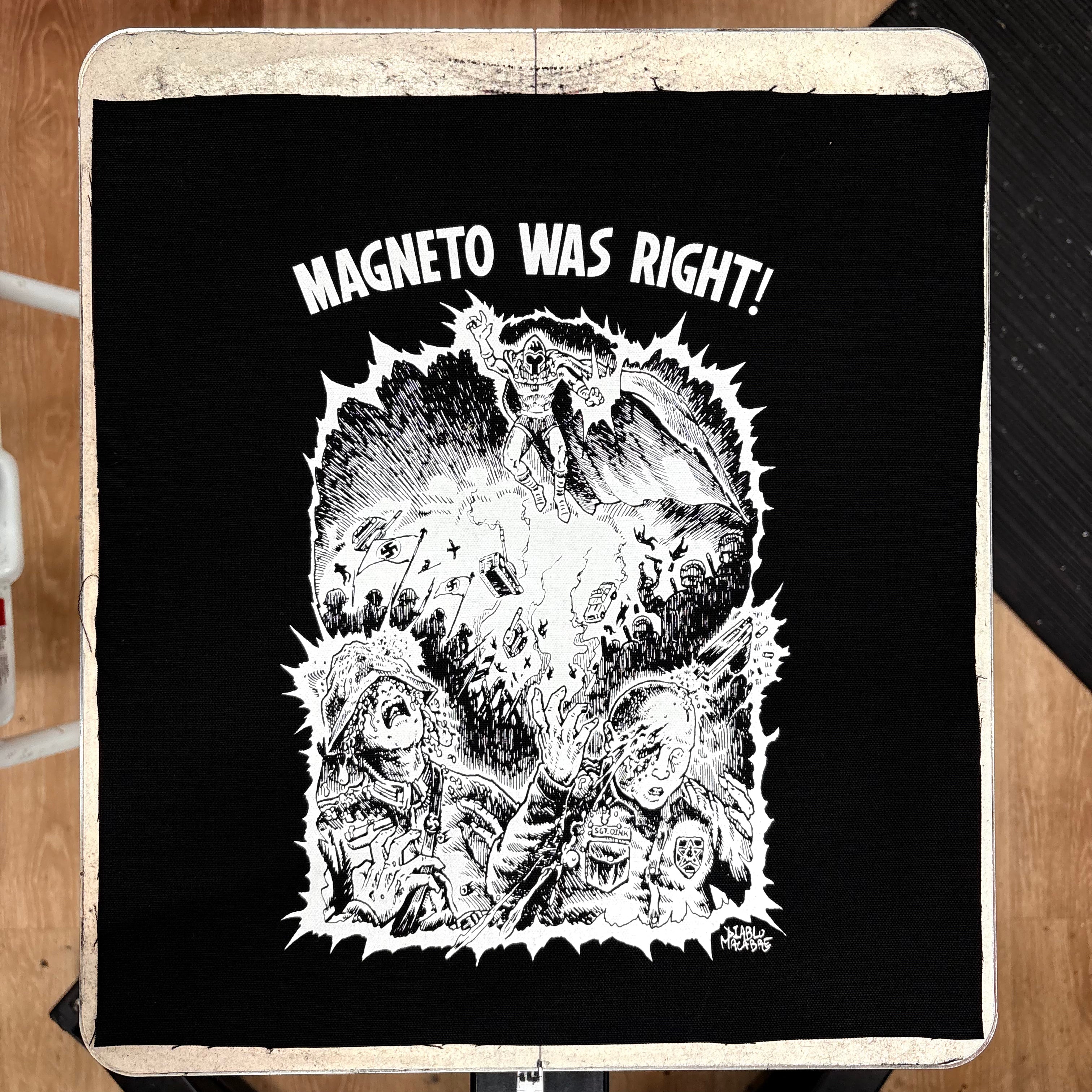 Magneto Was Right - Backpatch