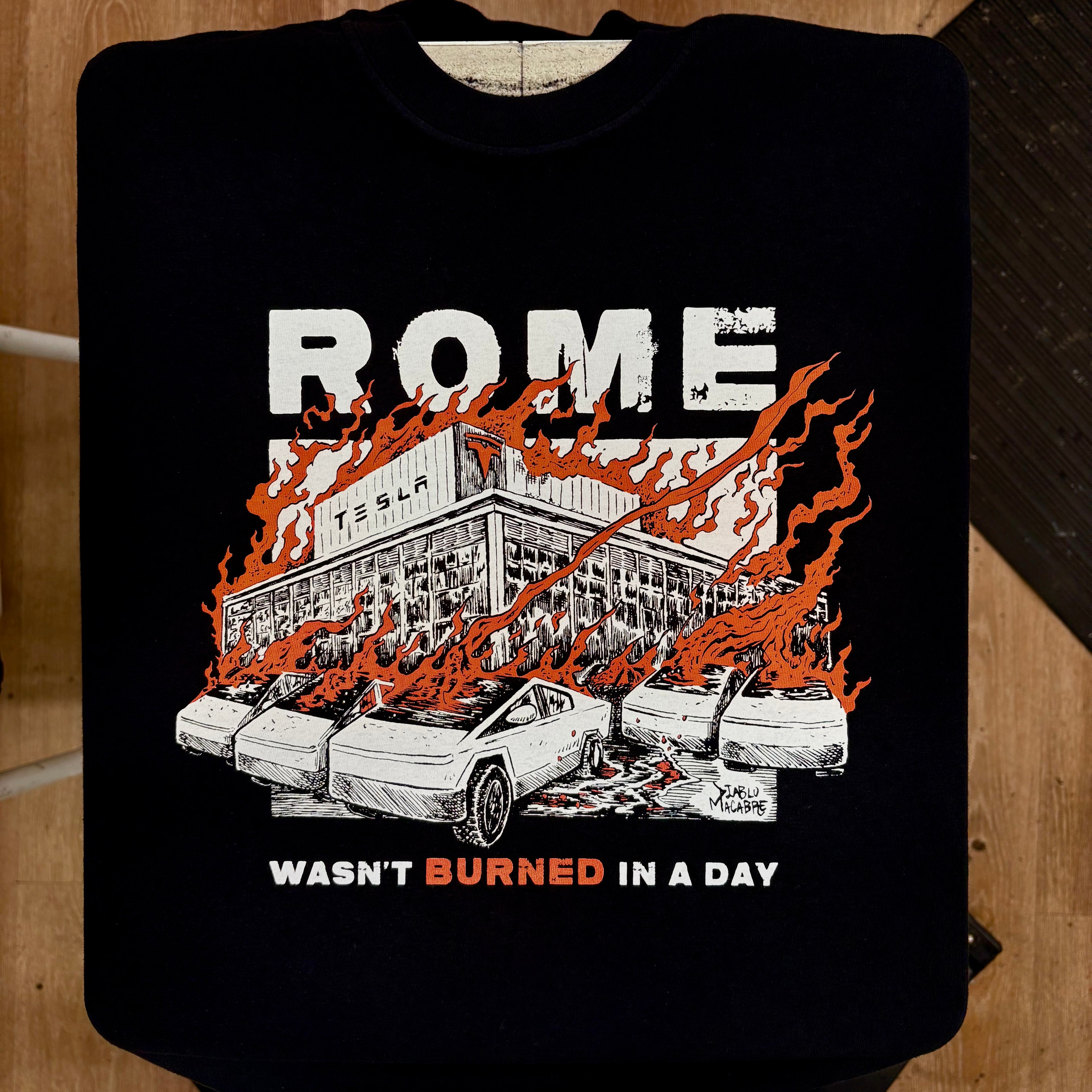 Rome Wasn't Burnt In A Day - Two Color Version - Diablo Macabre