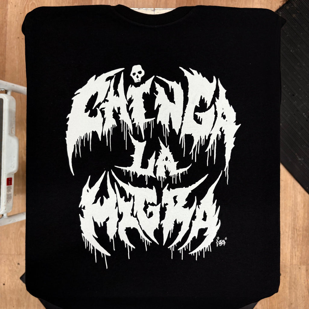 Chinga La Migra - Metal Font - Era Ov Failure - Mutual Aid Design