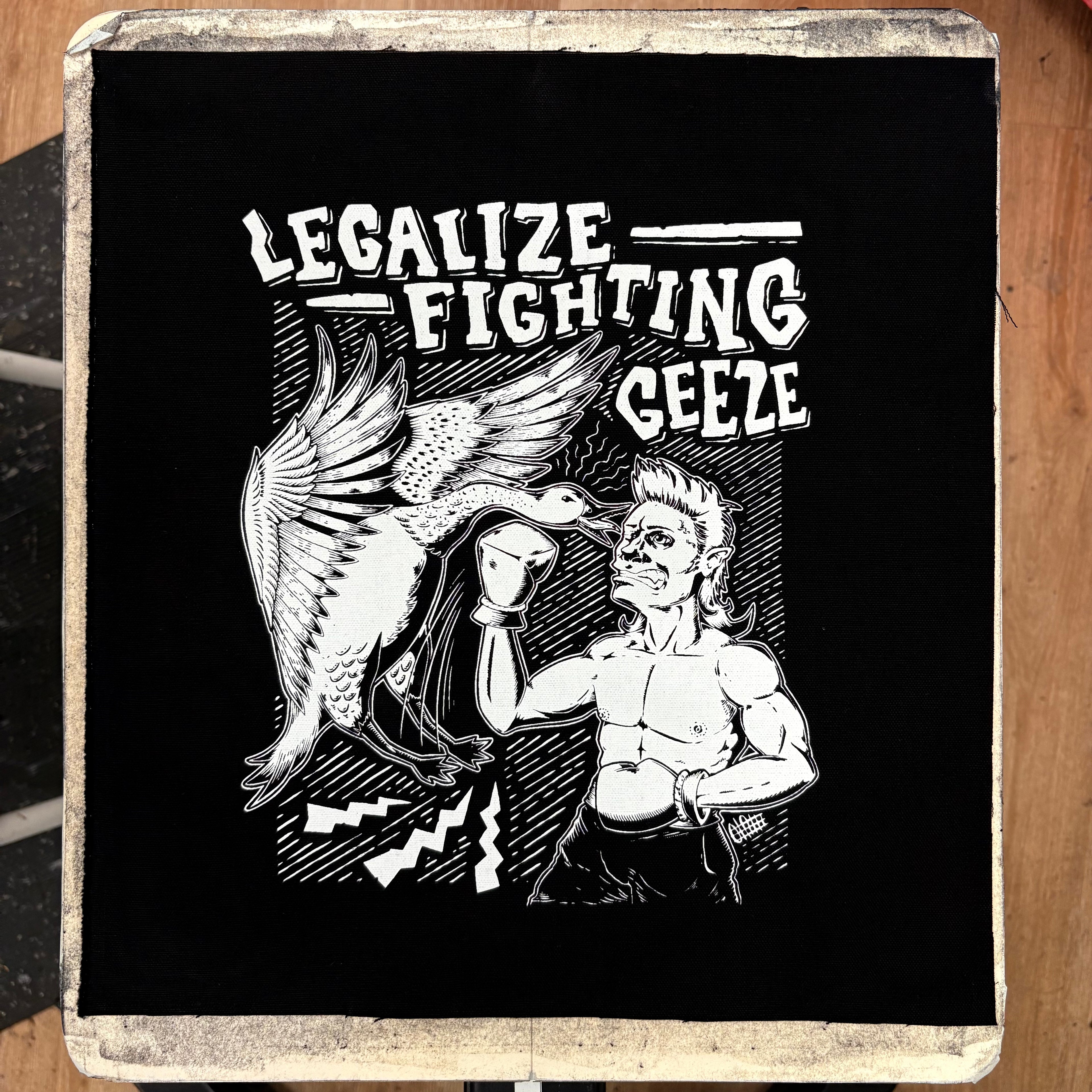 Legalize Fighting Geese - Backpatch