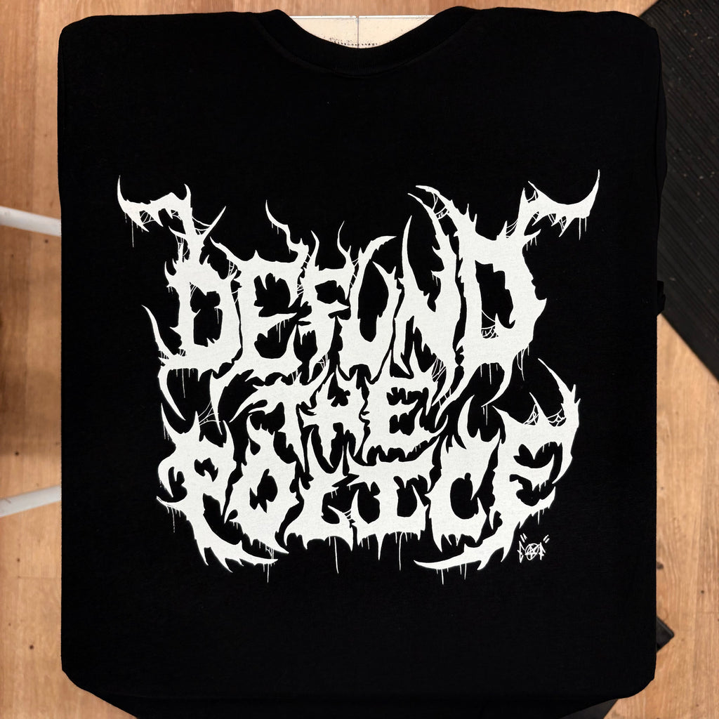 Defund The Police - Metal Font - Era Ov Failure