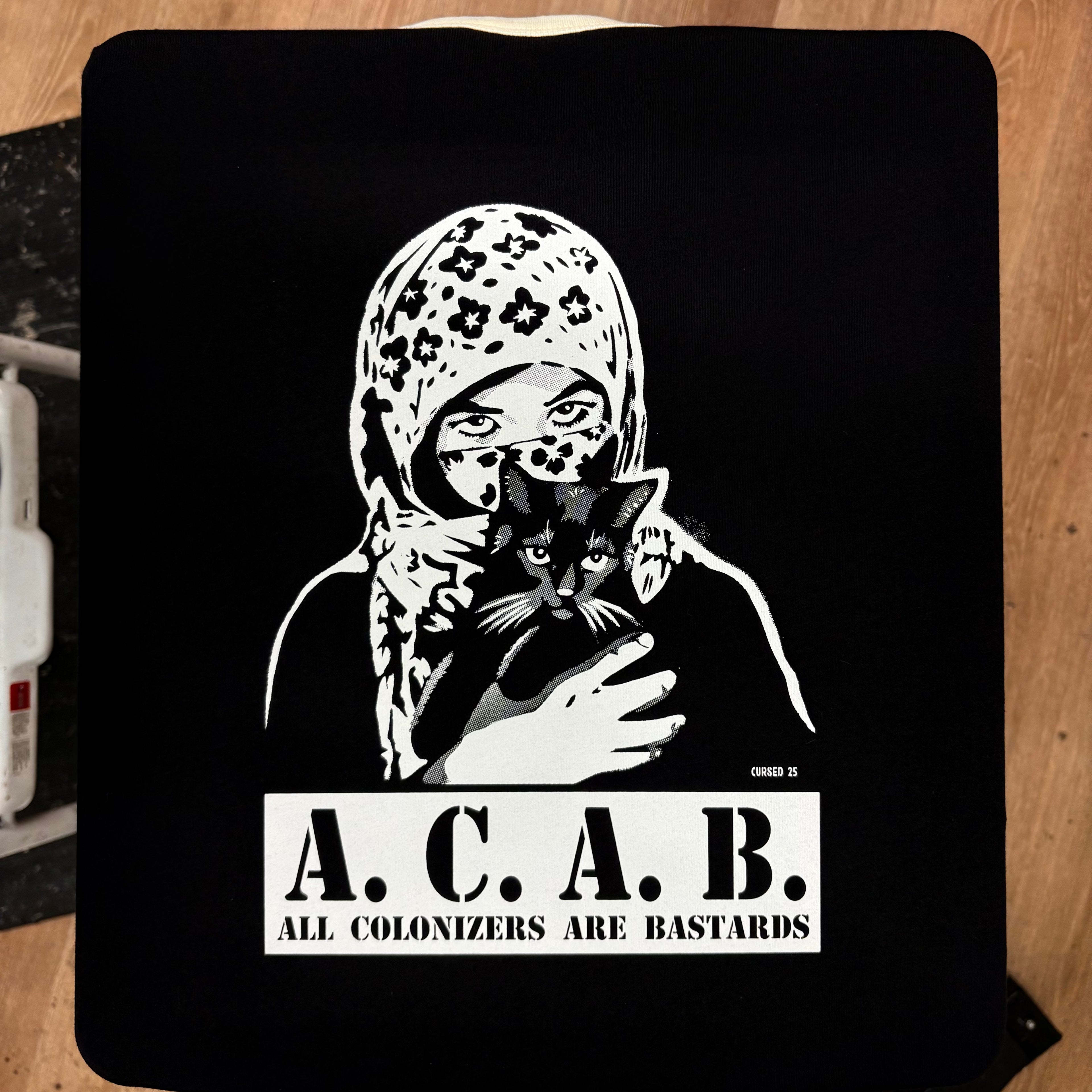 All Colonizers Are Bastards - 1 Color - Mutual Aid Design - 161.Clothing