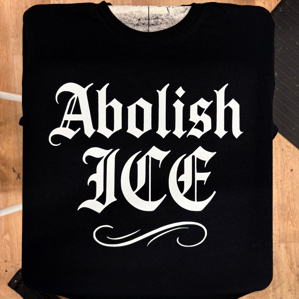 Abolish Ice Old English - 161.Clothing - Mutual Aid Design