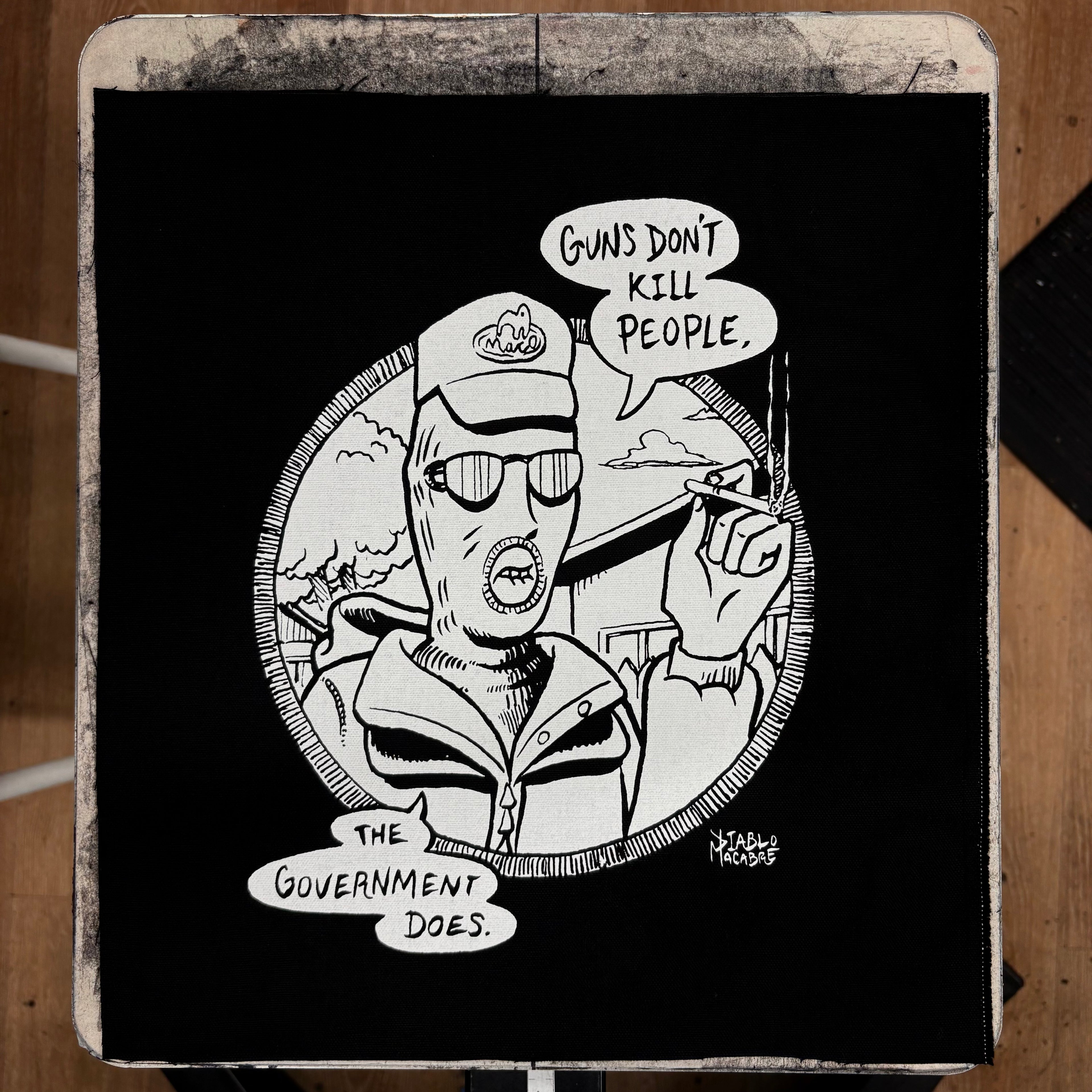 Guns Don't Kill People The Government Does - Backpatch