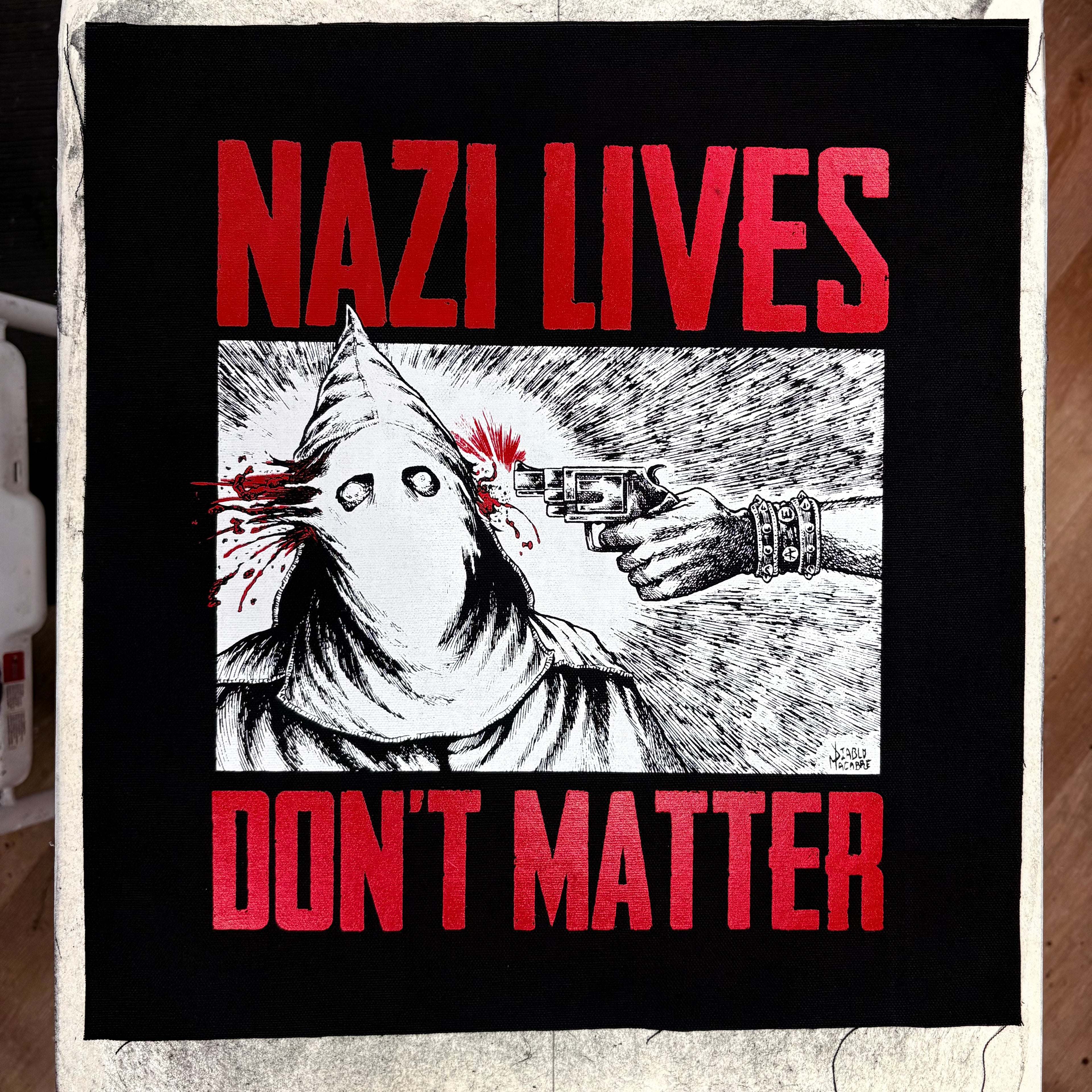 Nazi Lives Don't Matter - Backpatch