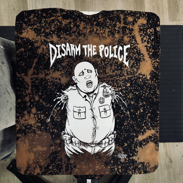 Disarm The Police - Shirt - M- Bleached (Splatter Style)