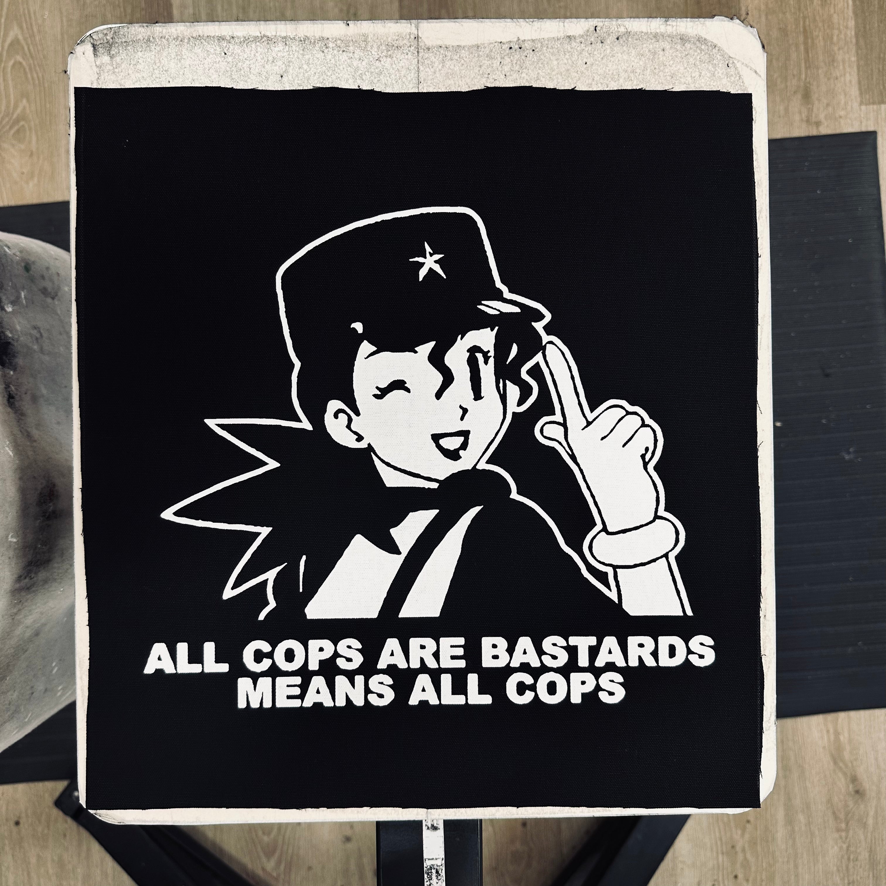 All Cops Means ALL COPS. - Officer Jenny - Backpatch