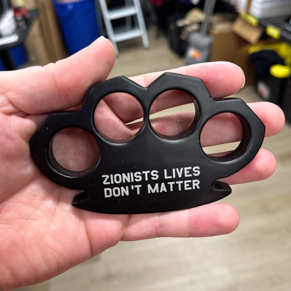 Zionist Lives Don't Matter - Engraved Paper Weight