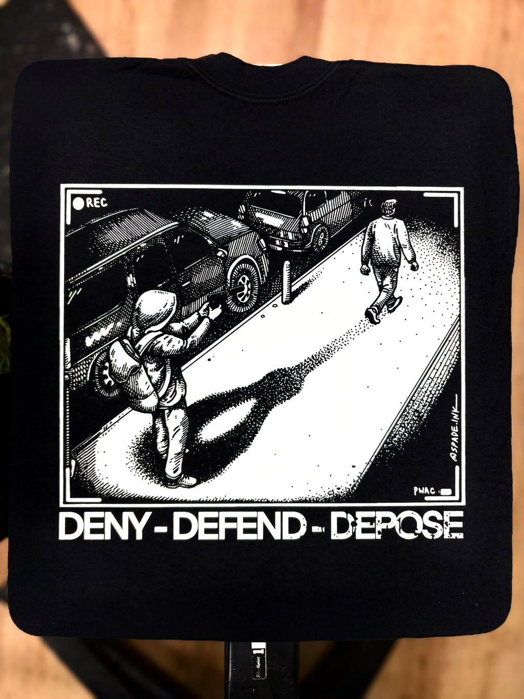 Deny Defend Depose - Spade.Ink