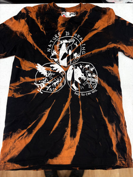 Nature is healing - Shirt - L - Bleached