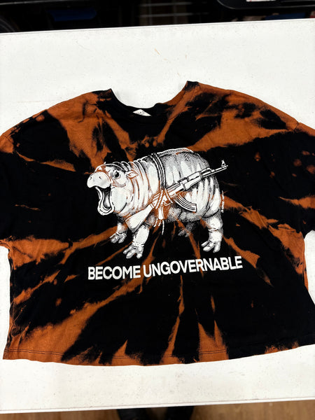 Moo Dang - Crop Top - XL - Bleached (Spiral Style)