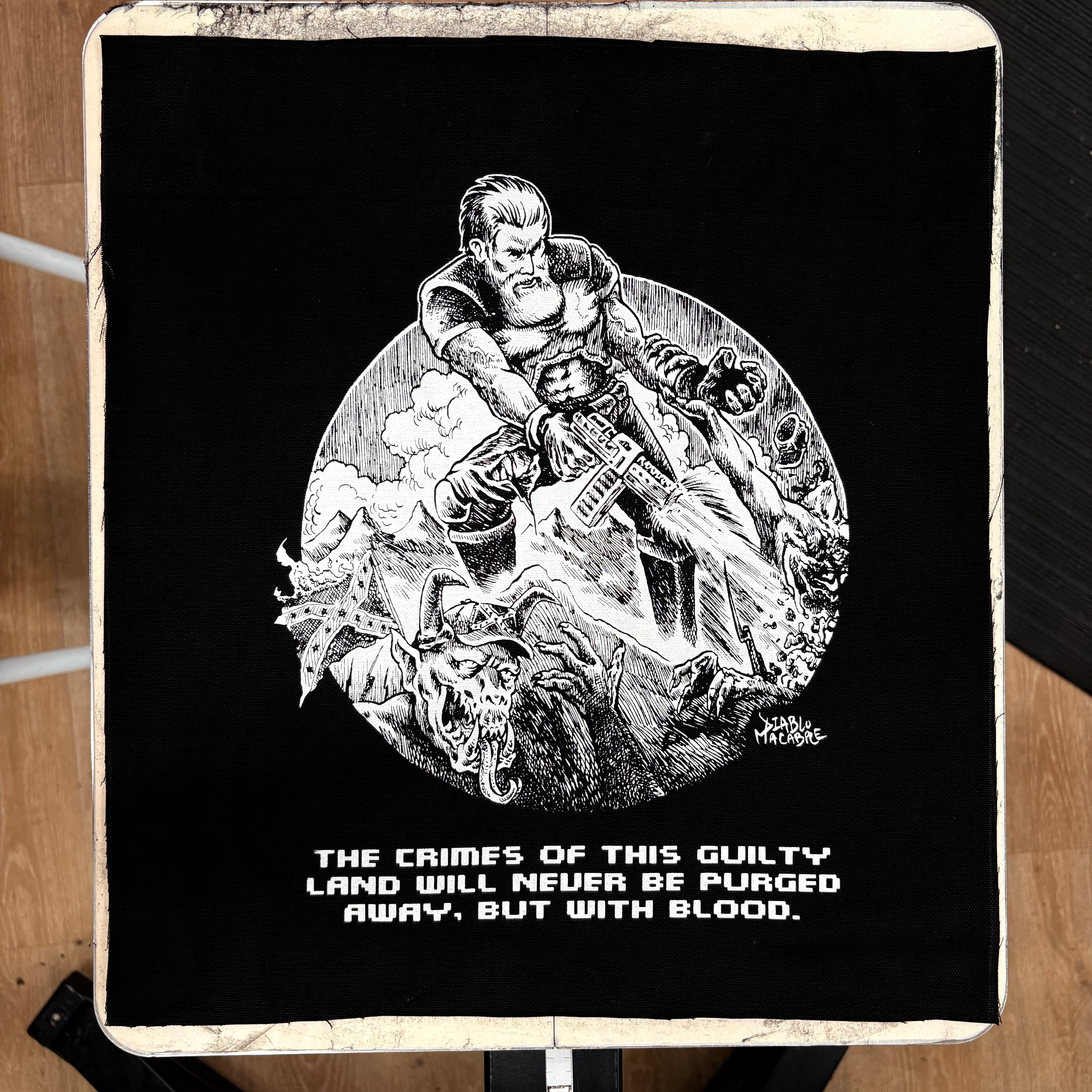 John Brown X Doom "The Crimes Of This Guilty Land Will Never Be Purged Away, But With Blood." - Backpatch