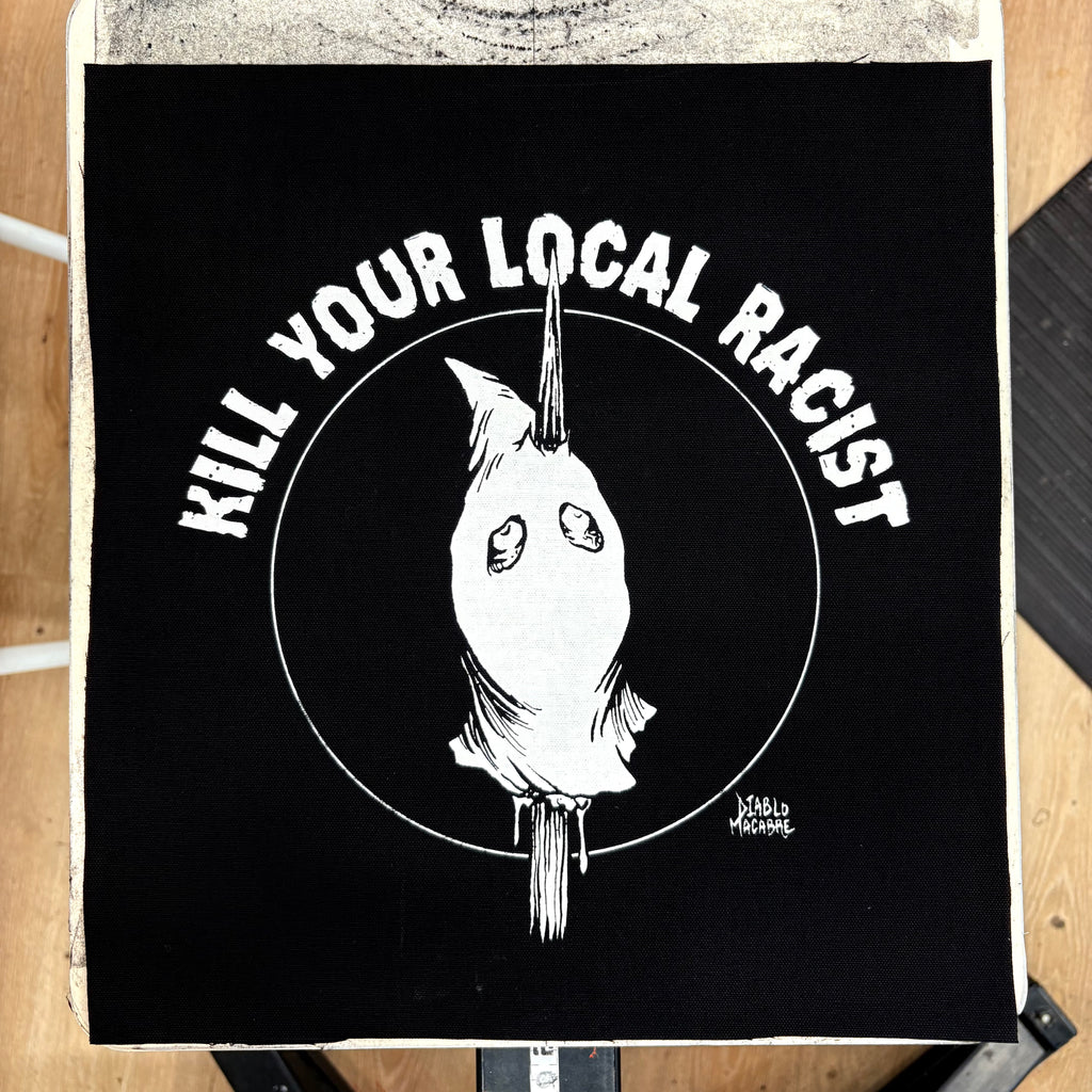 Kill Your Local Racist - Head On A Pike - Backpatch
