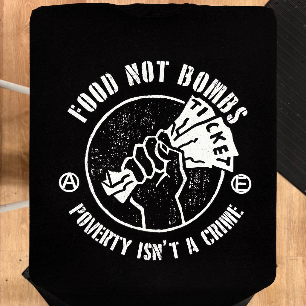 Food Not Bombs - Poverty Is Not A Crime - Mutual Aid Design