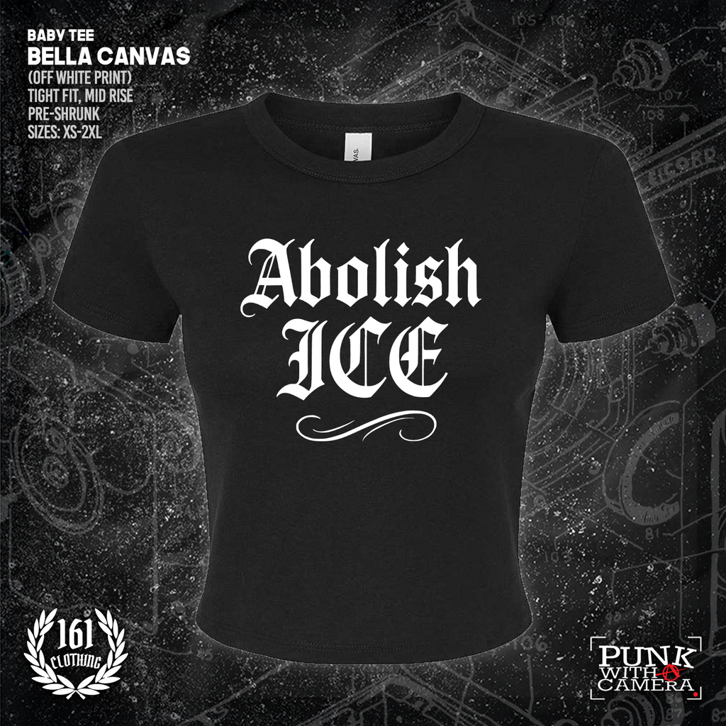 Abolish Ice Old English - 161.Clothing - Mutual Aid Design