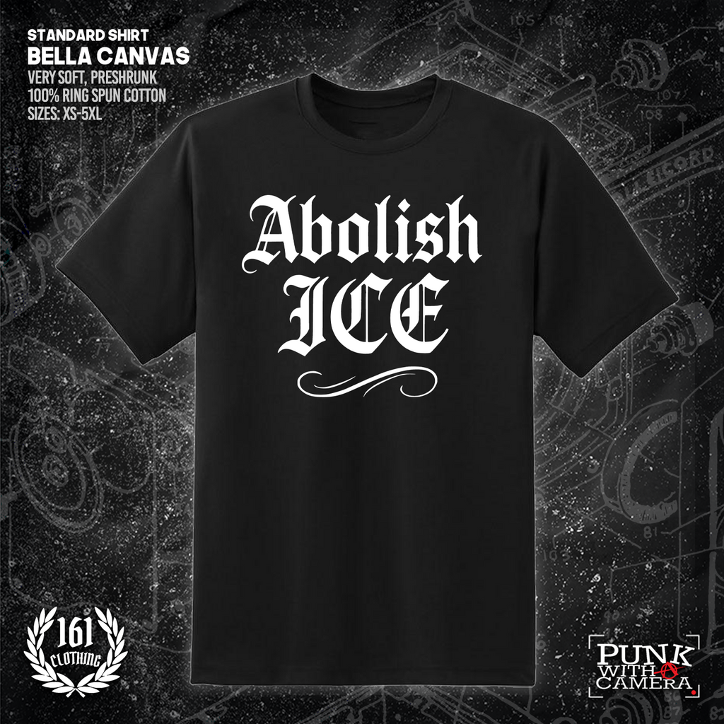 Abolish Ice Old English - 161.Clothing - Mutual Aid Design