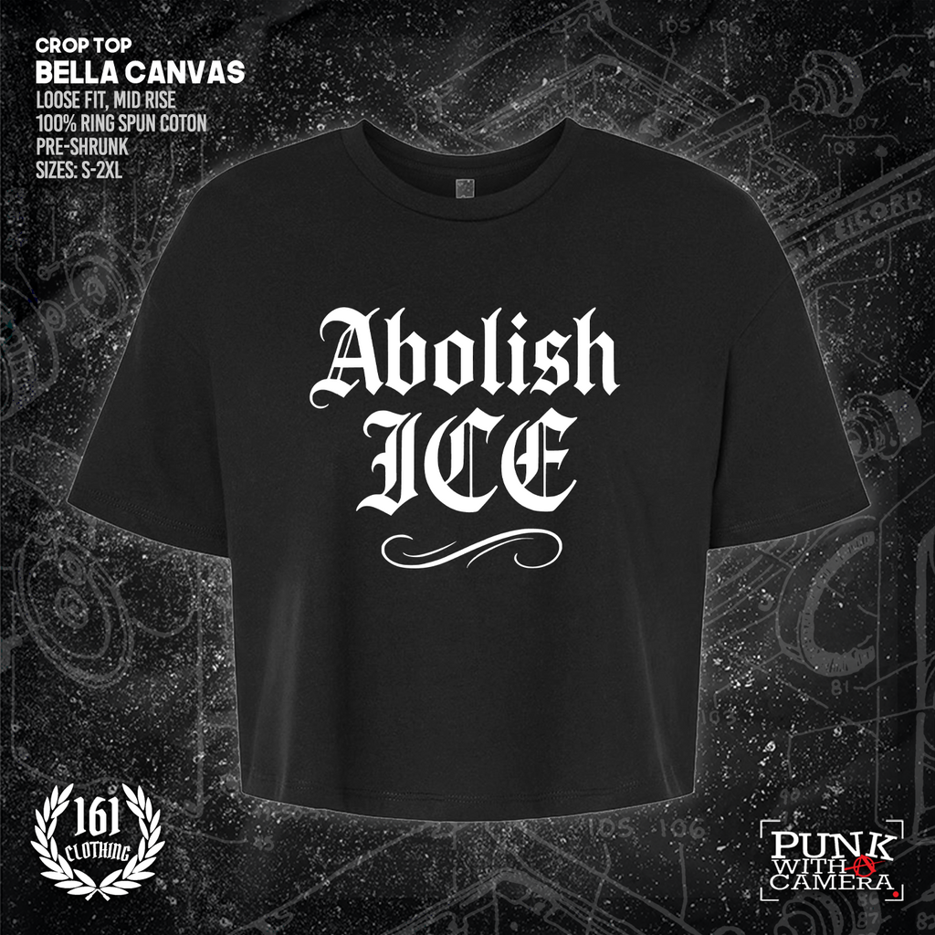 Abolish Ice Old English - 161.Clothing - Mutual Aid Design