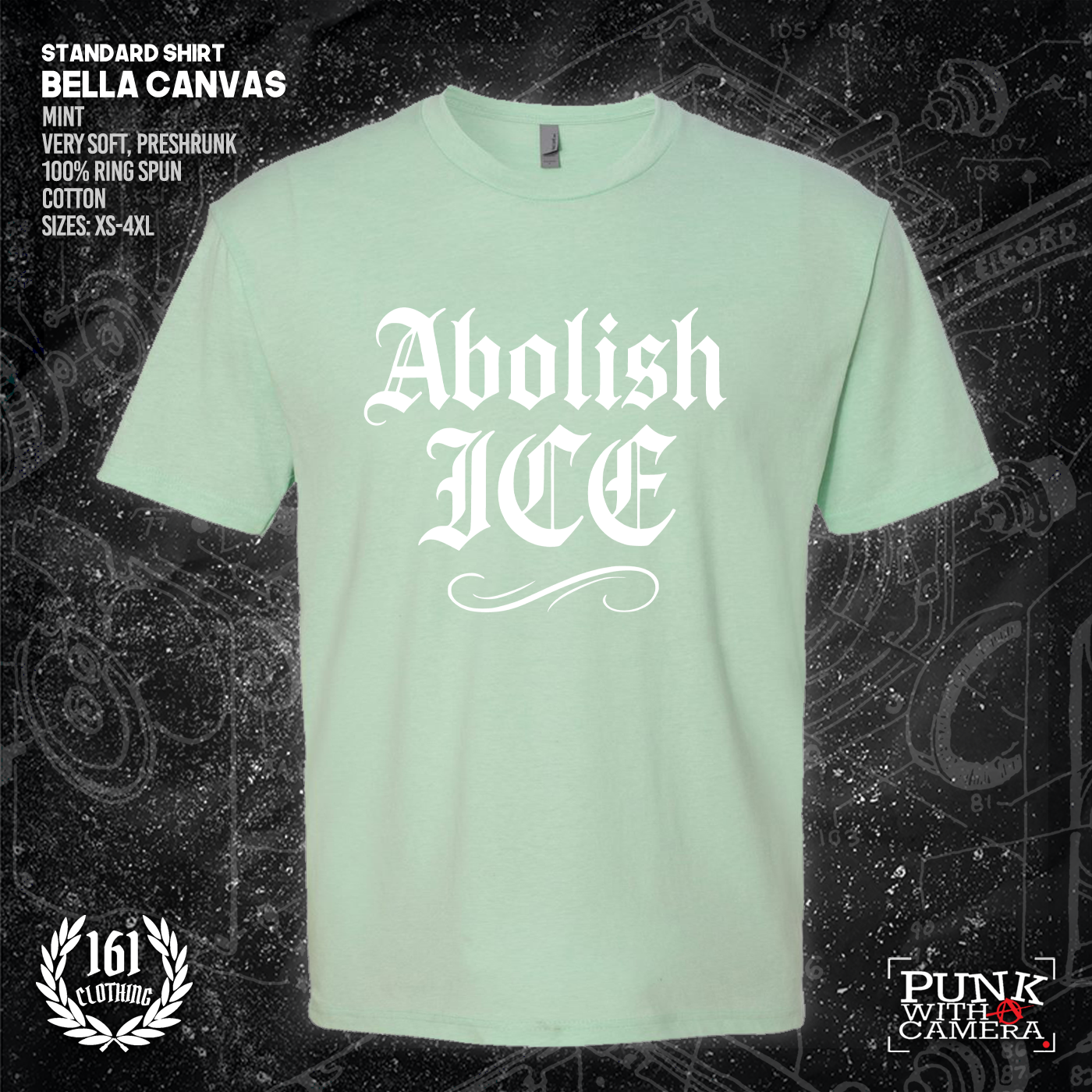 Abolish Ice Old English - 161.Clothing - Mutual Aid Design