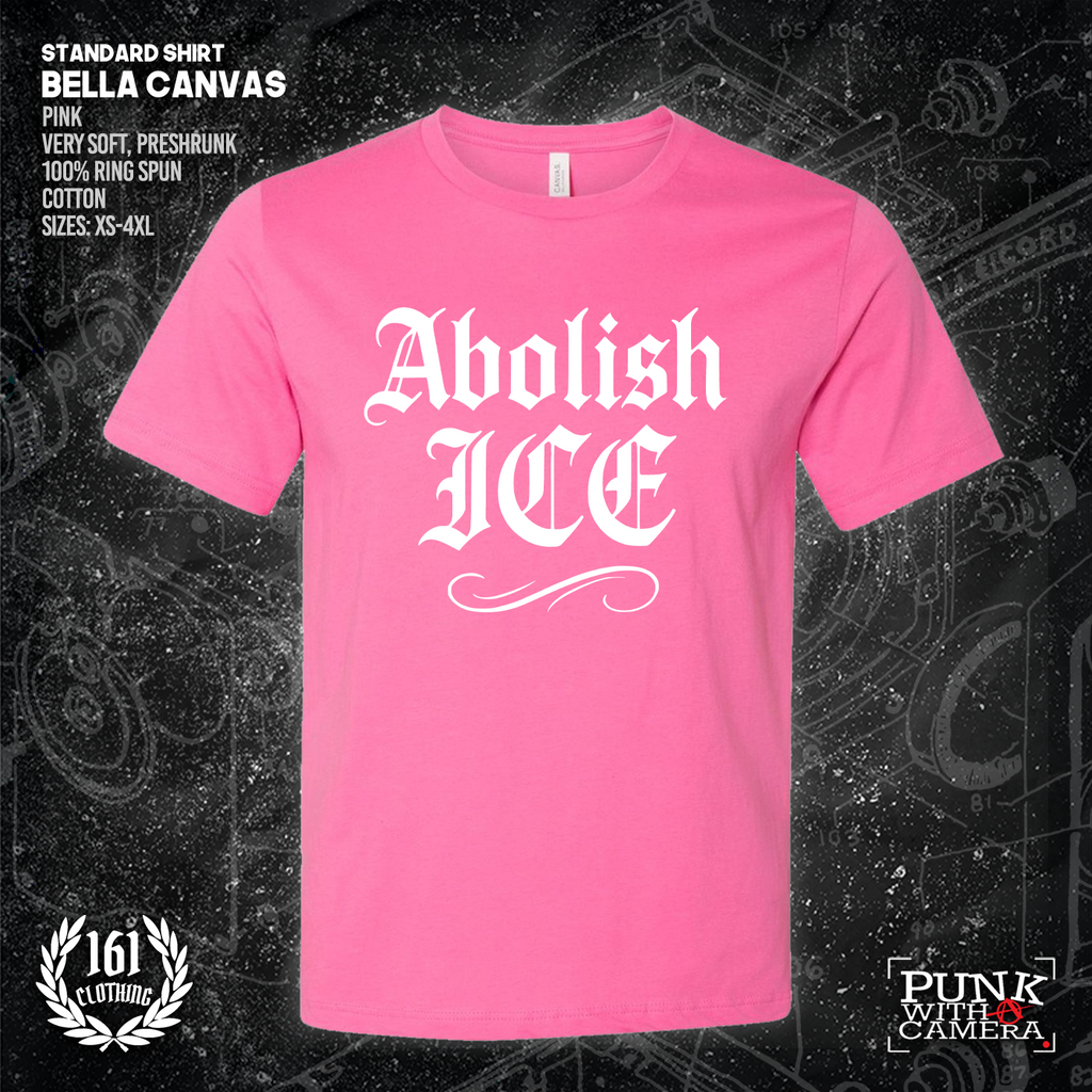 Abolish Ice Old English - 161.Clothing - Mutual Aid Design