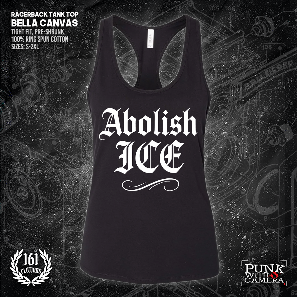 Abolish Ice Old English - 161.Clothing - Mutual Aid Design