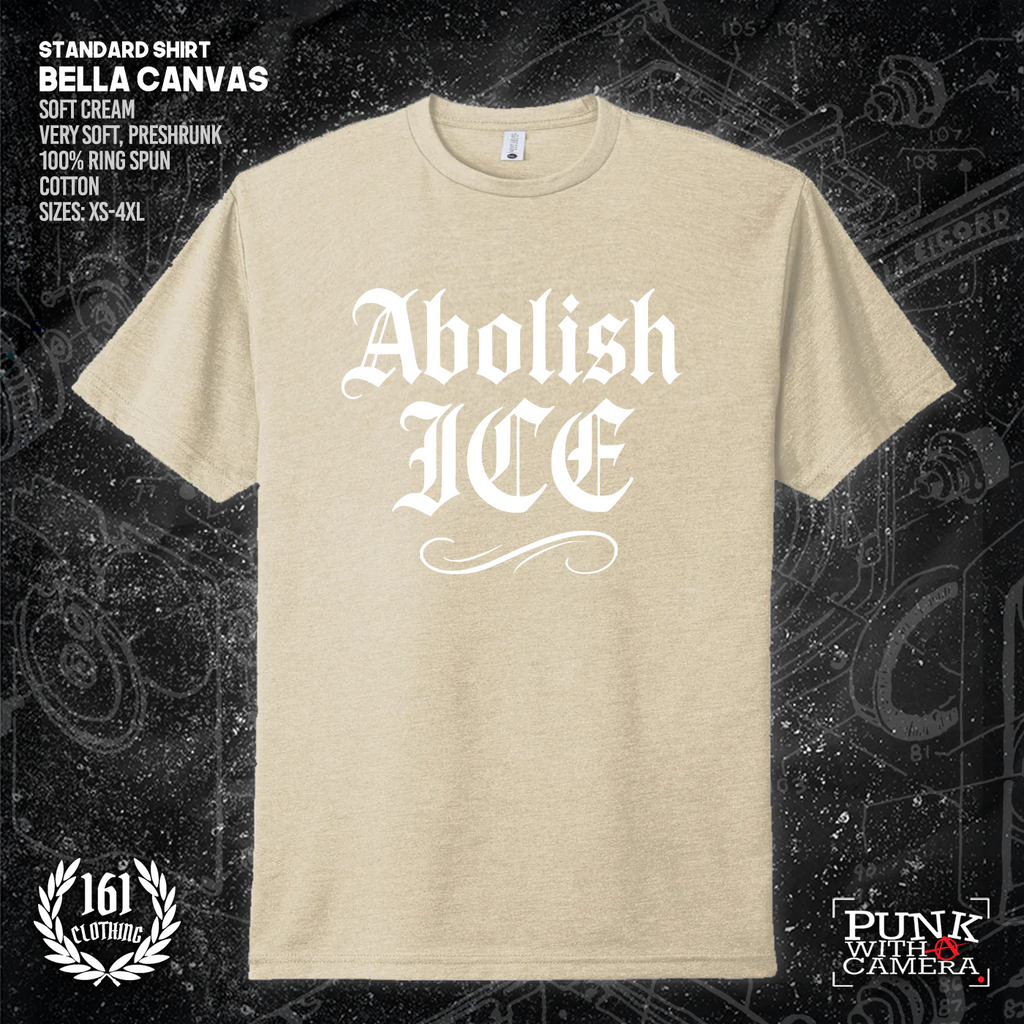 Abolish Ice Old English - 161.Clothing - Mutual Aid Design
