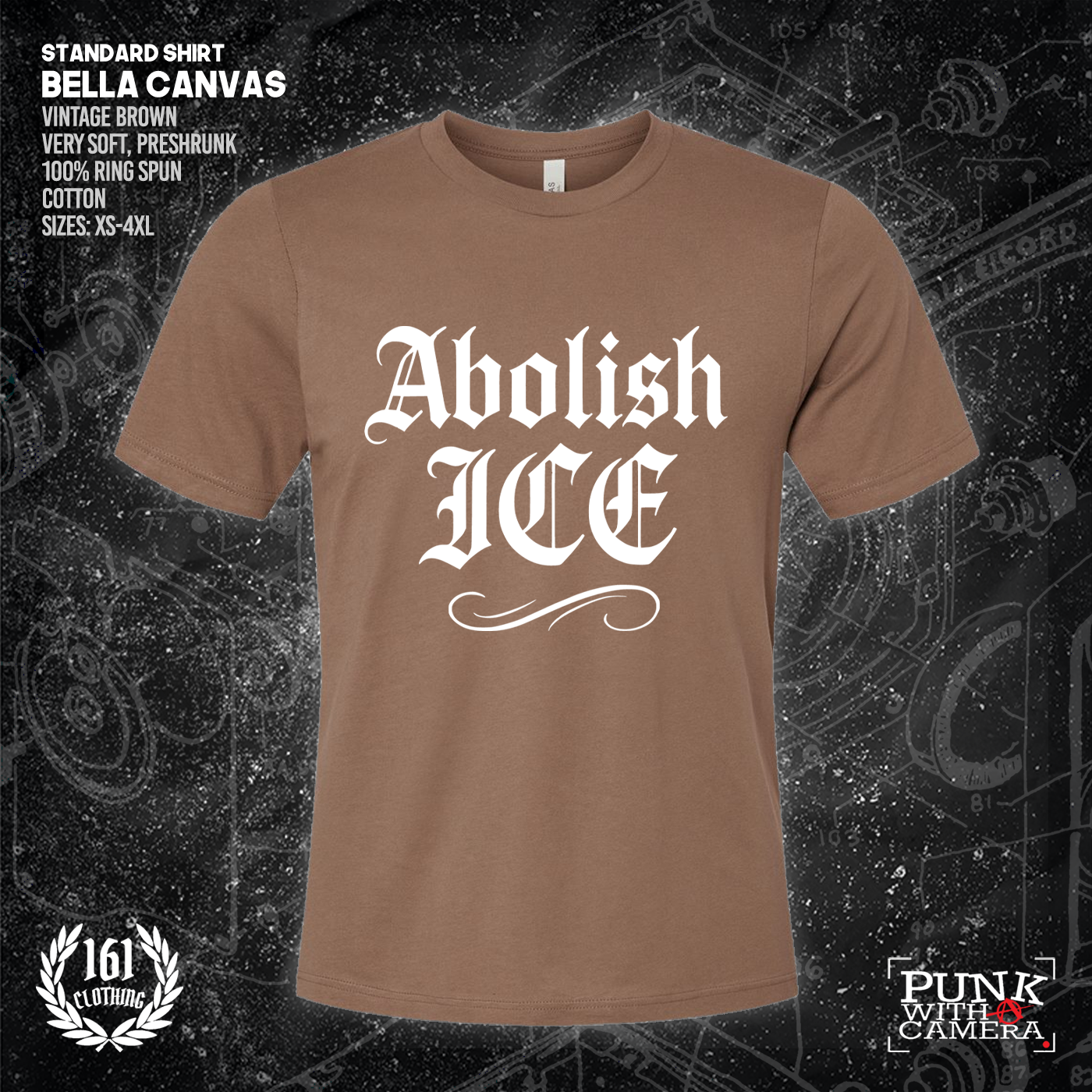 Abolish Ice Old English - 161.Clothing - Mutual Aid Design