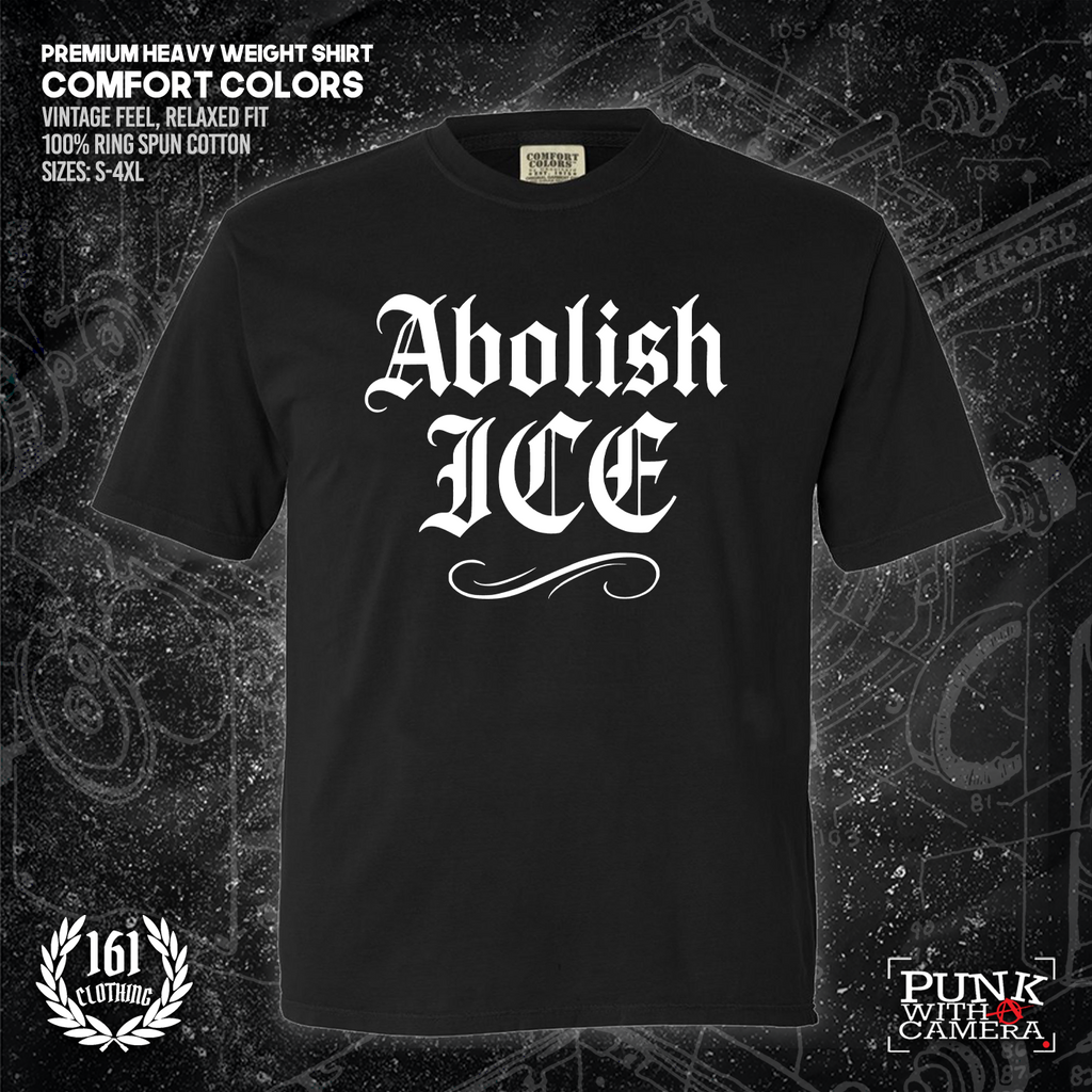 Abolish Ice Old English - 161.Clothing - Mutual Aid Design
