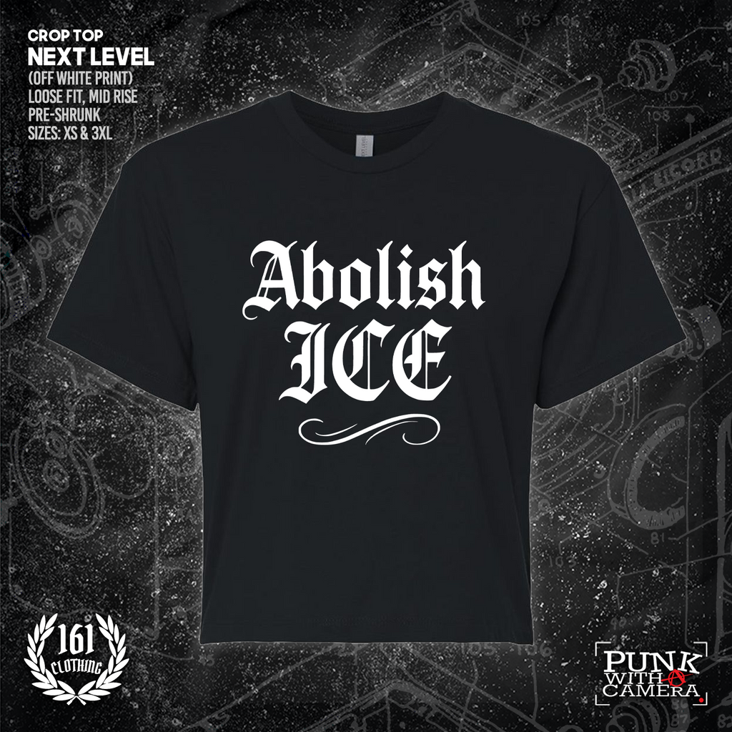 Abolish Ice Old English - 161.Clothing - Mutual Aid Design