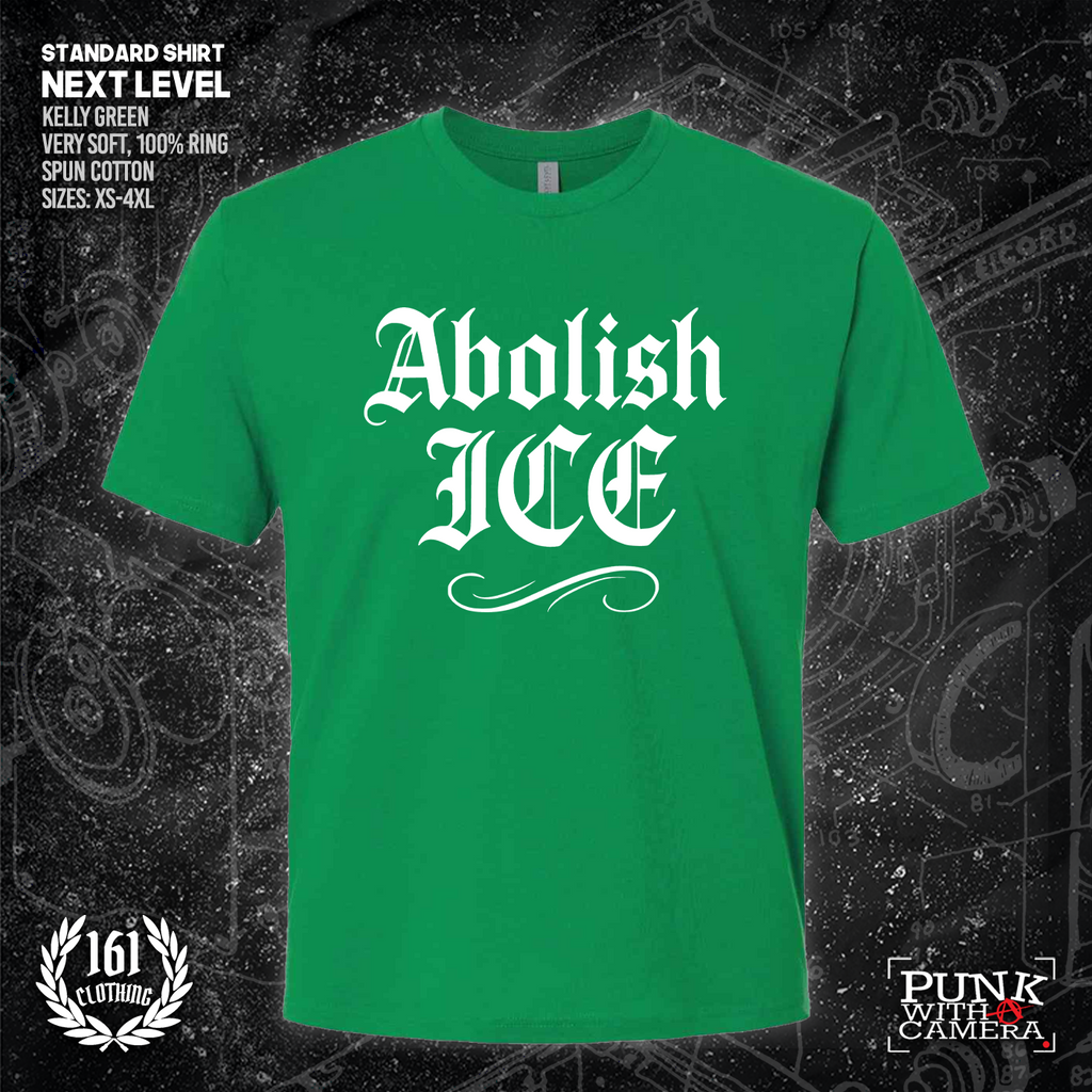 Abolish Ice Old English - 161.Clothing - Mutual Aid Design