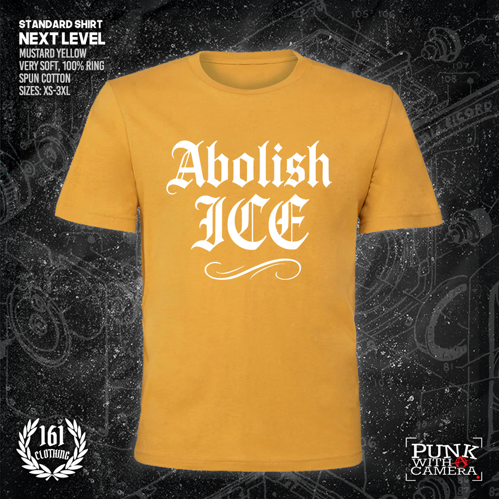 Abolish Ice Old English - 161.Clothing - Mutual Aid Design
