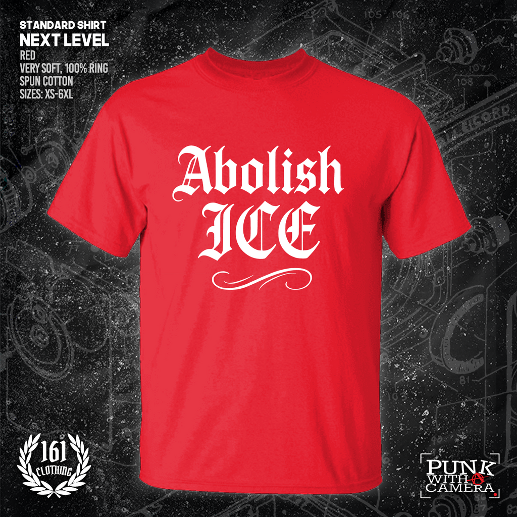 Abolish Ice Old English - 161.Clothing - Mutual Aid Design