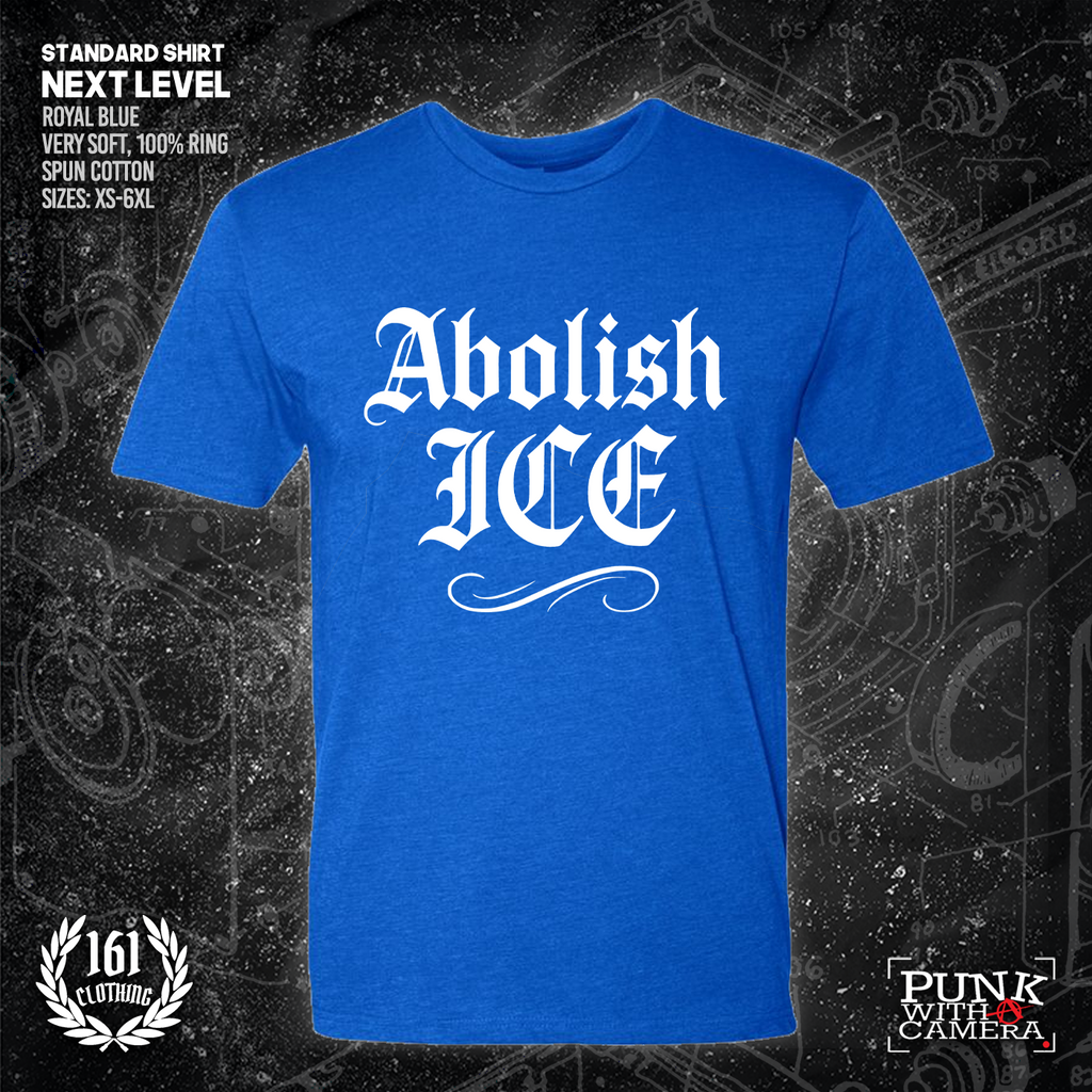 Abolish Ice Old English - 161.Clothing - Mutual Aid Design