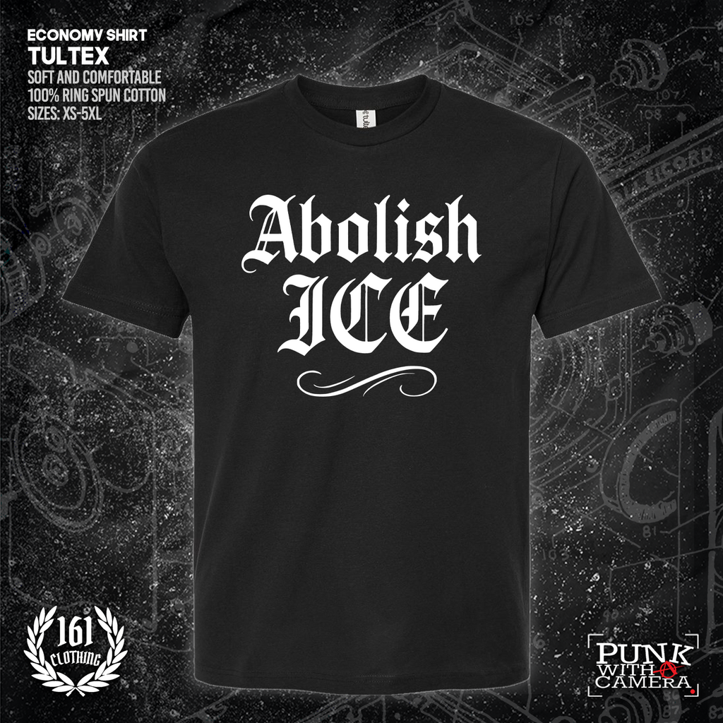 Abolish Ice Old English - 161.Clothing - Mutual Aid Design