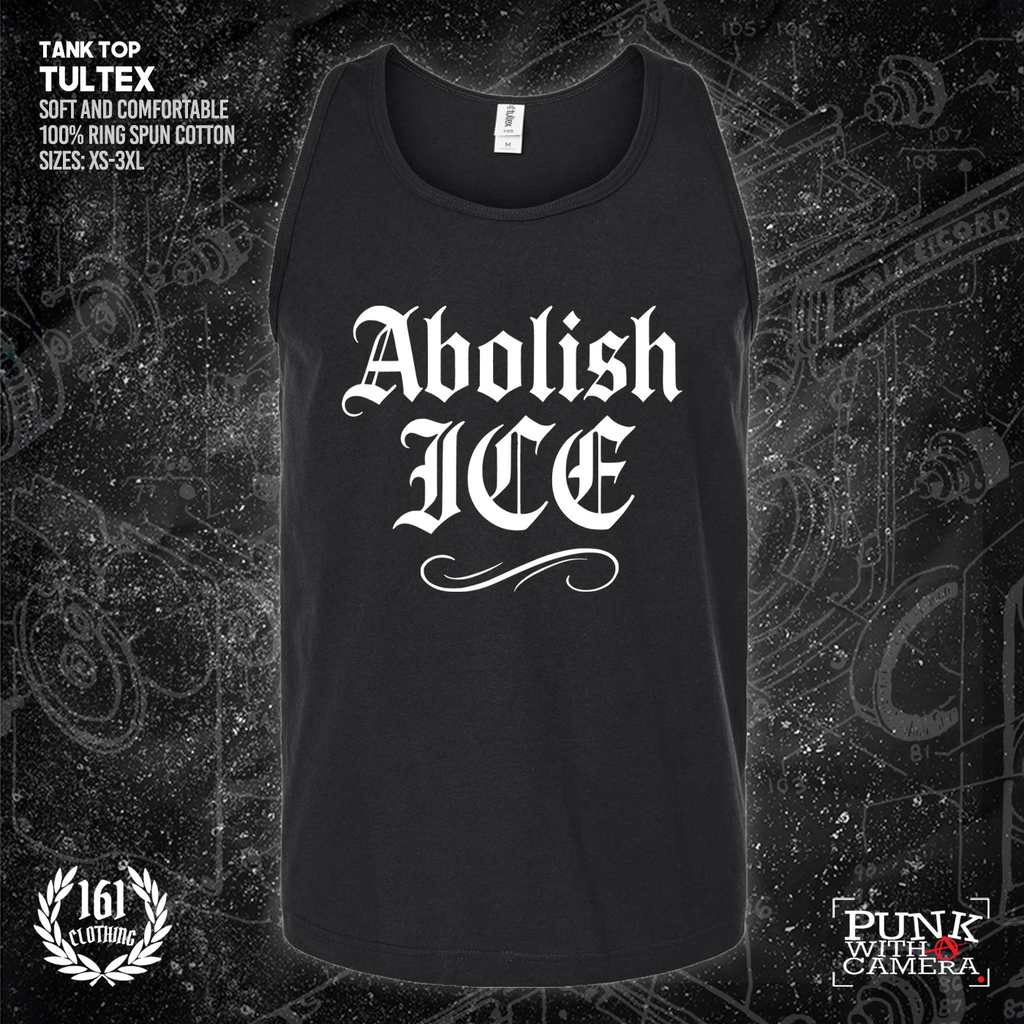 Abolish Ice Old English - 161.Clothing - Mutual Aid Design