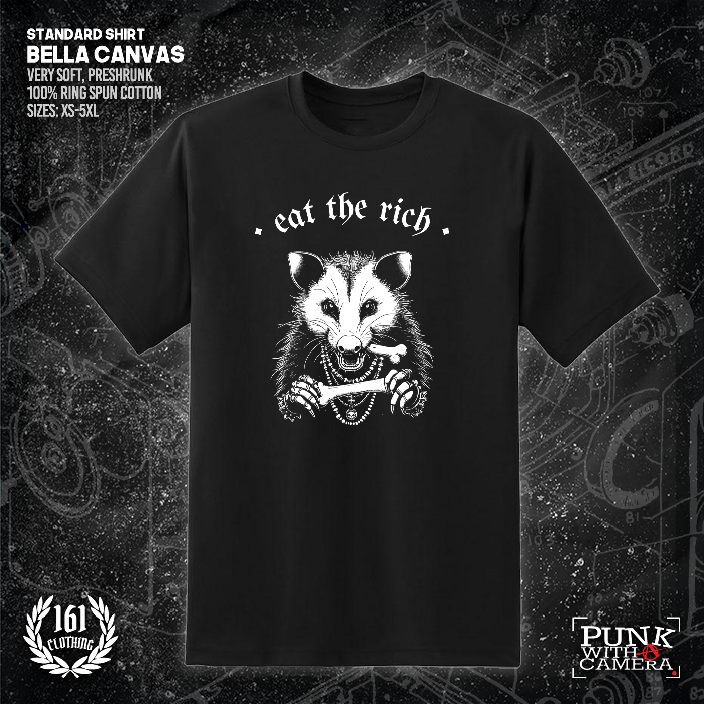 Eat The Rich Possum - 161.Clothing