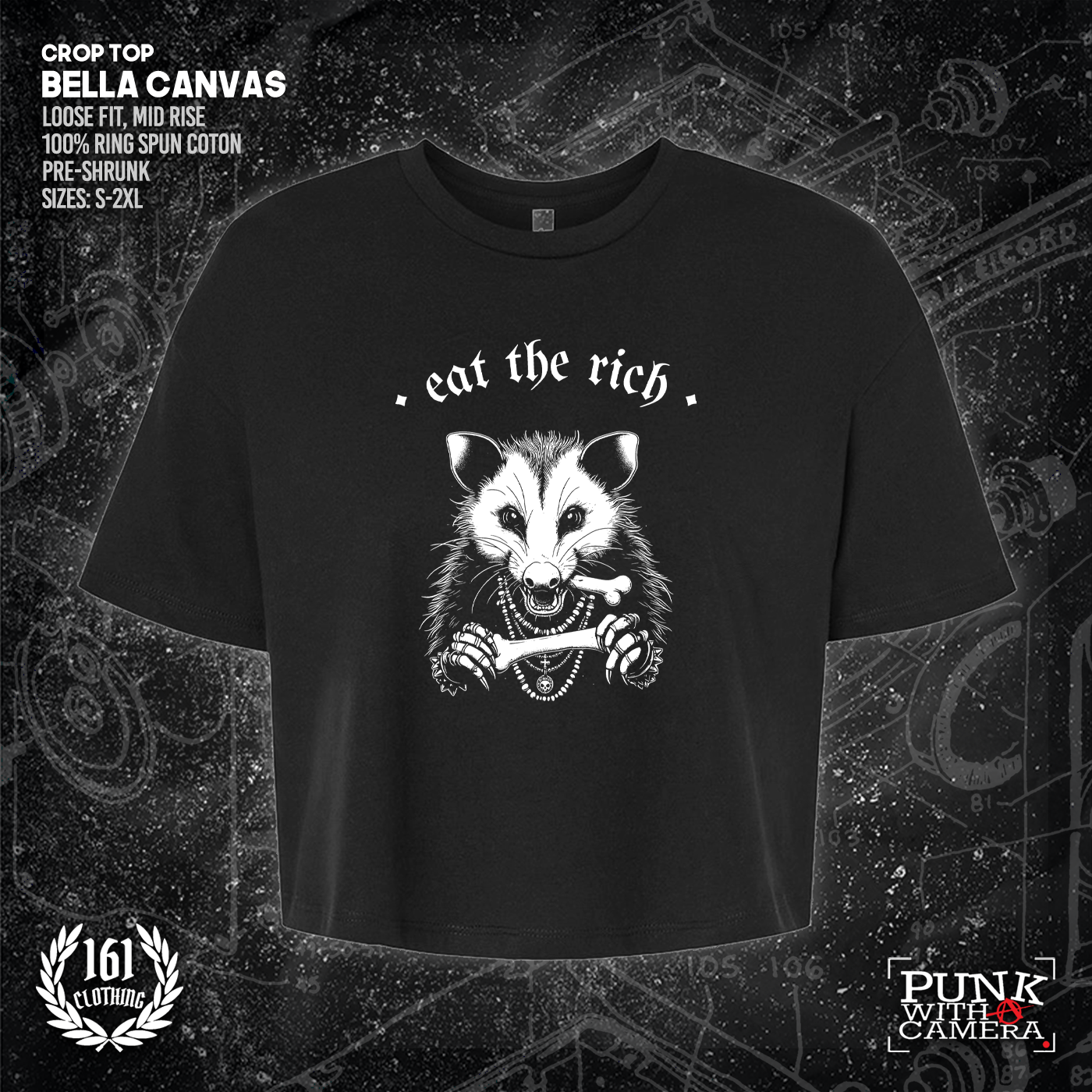Eat The Rich Possum - 161.Clothing