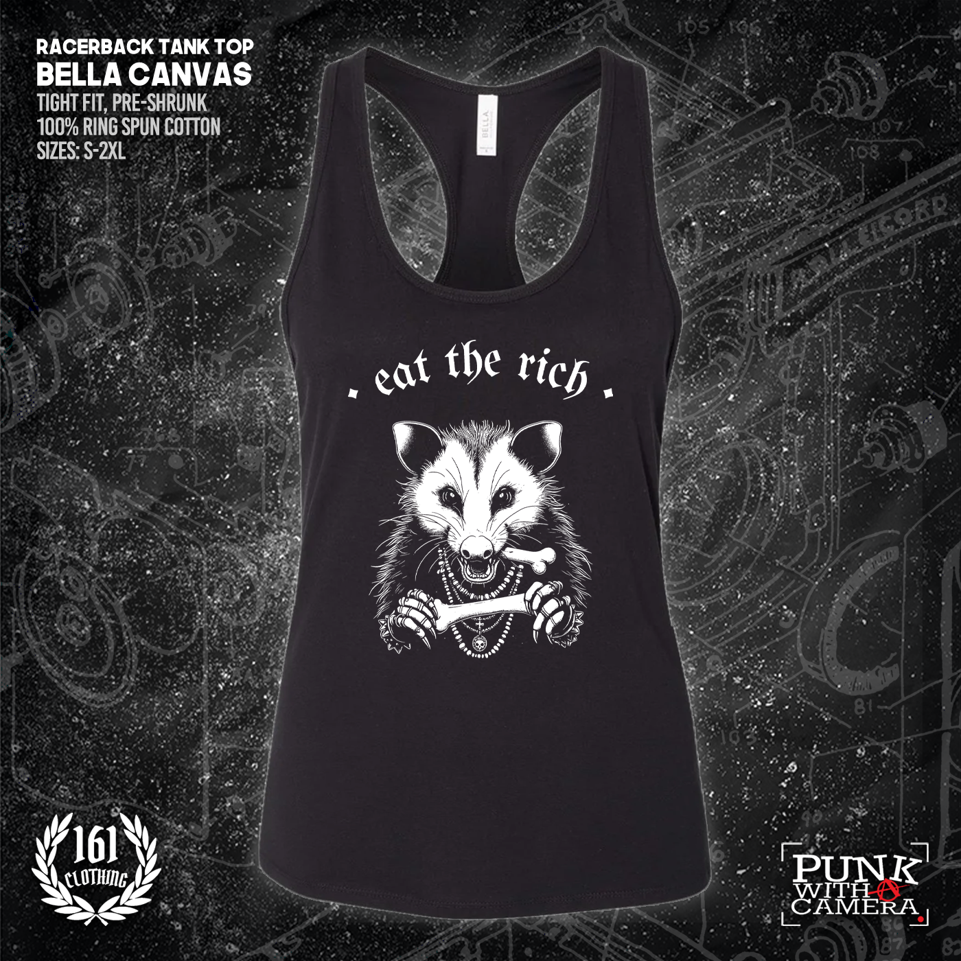 Eat The Rich Possum - 161.Clothing