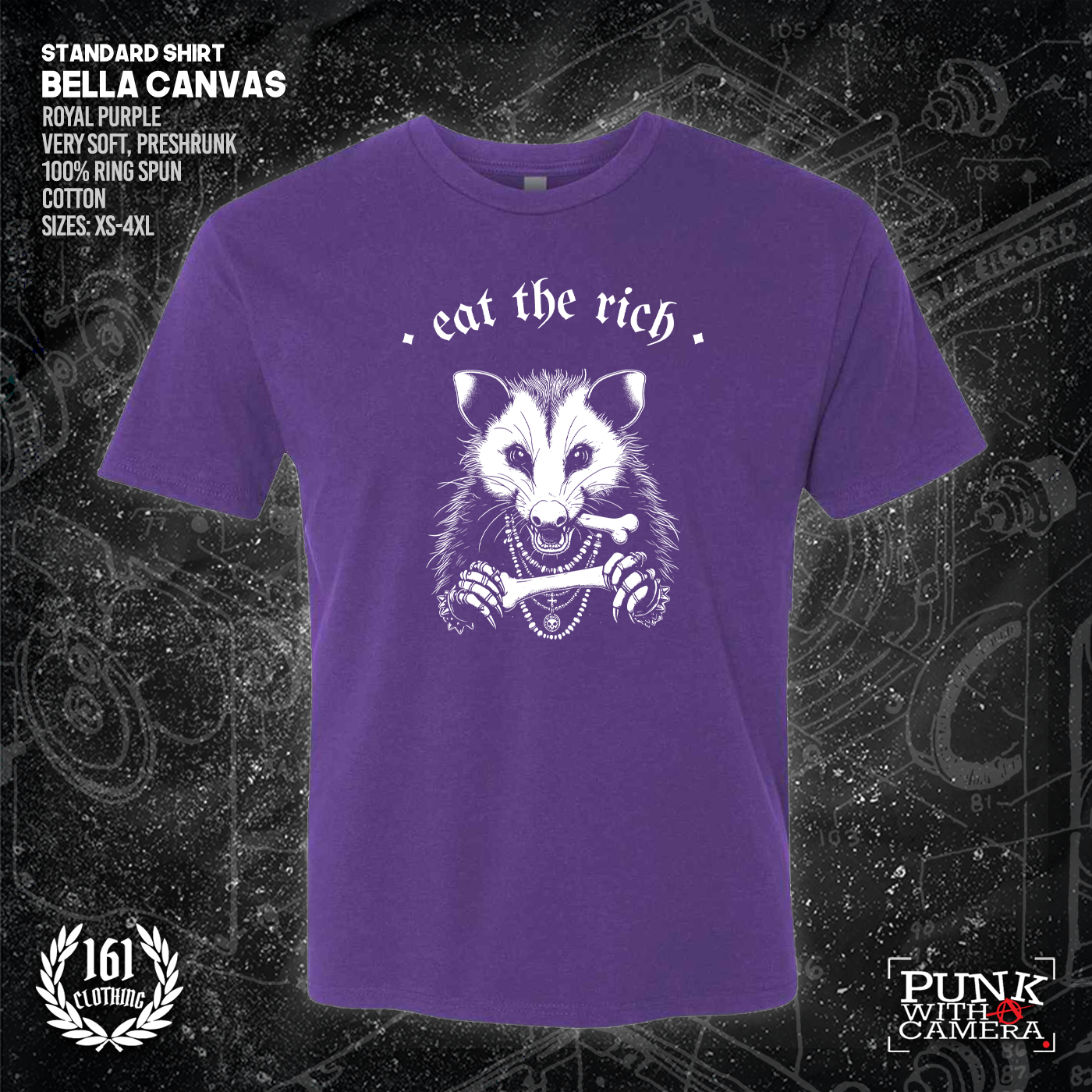 Eat The Rich Possum - 161.Clothing