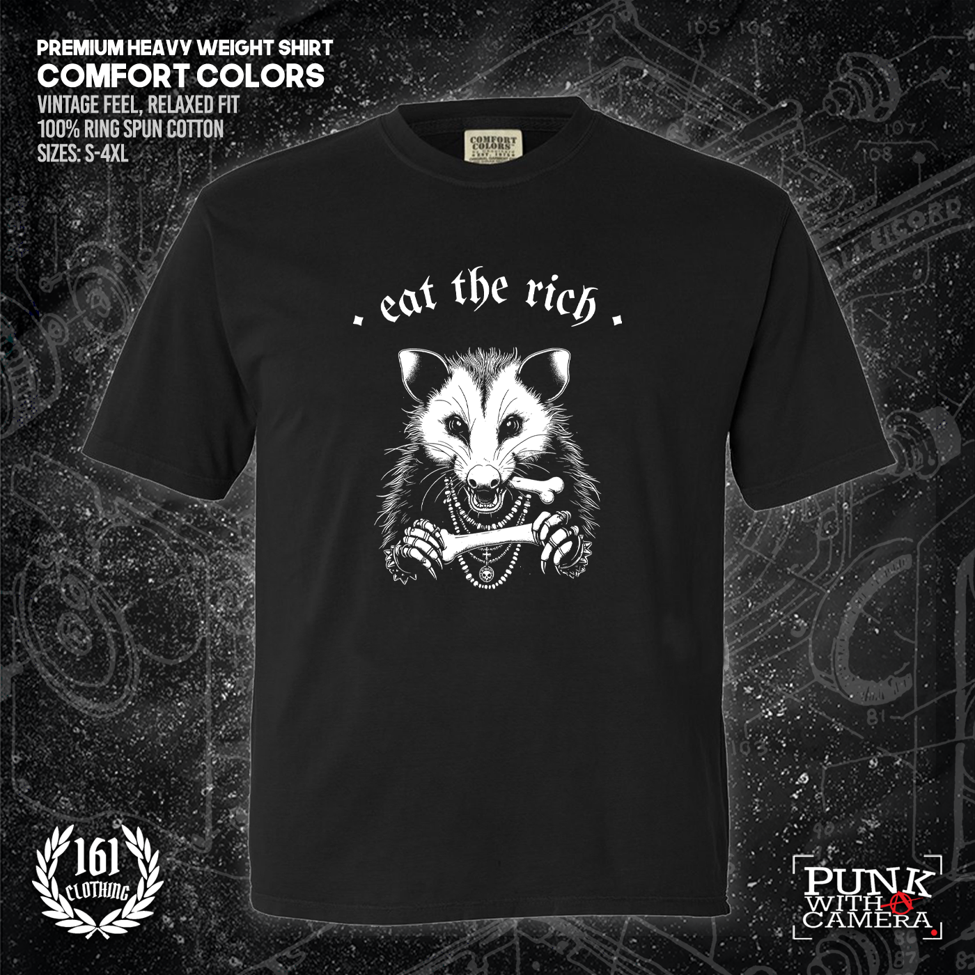 Eat The Rich Possum - 161.Clothing