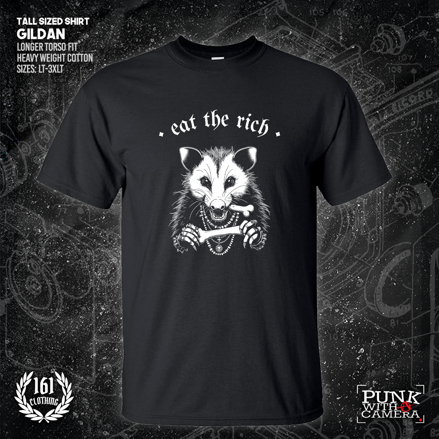 Eat The Rich Possum - 161.Clothing