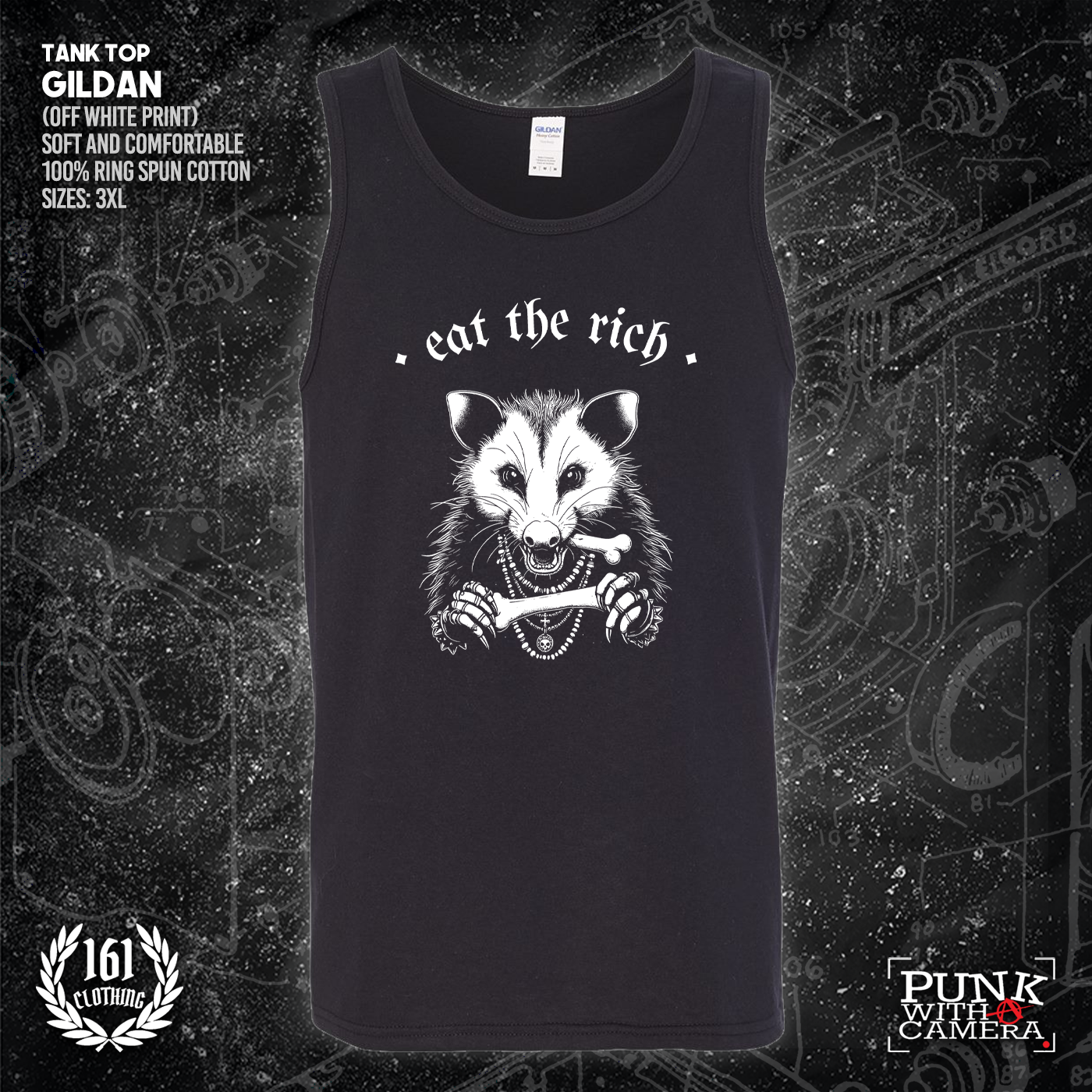 Eat The Rich Possum - 161.Clothing