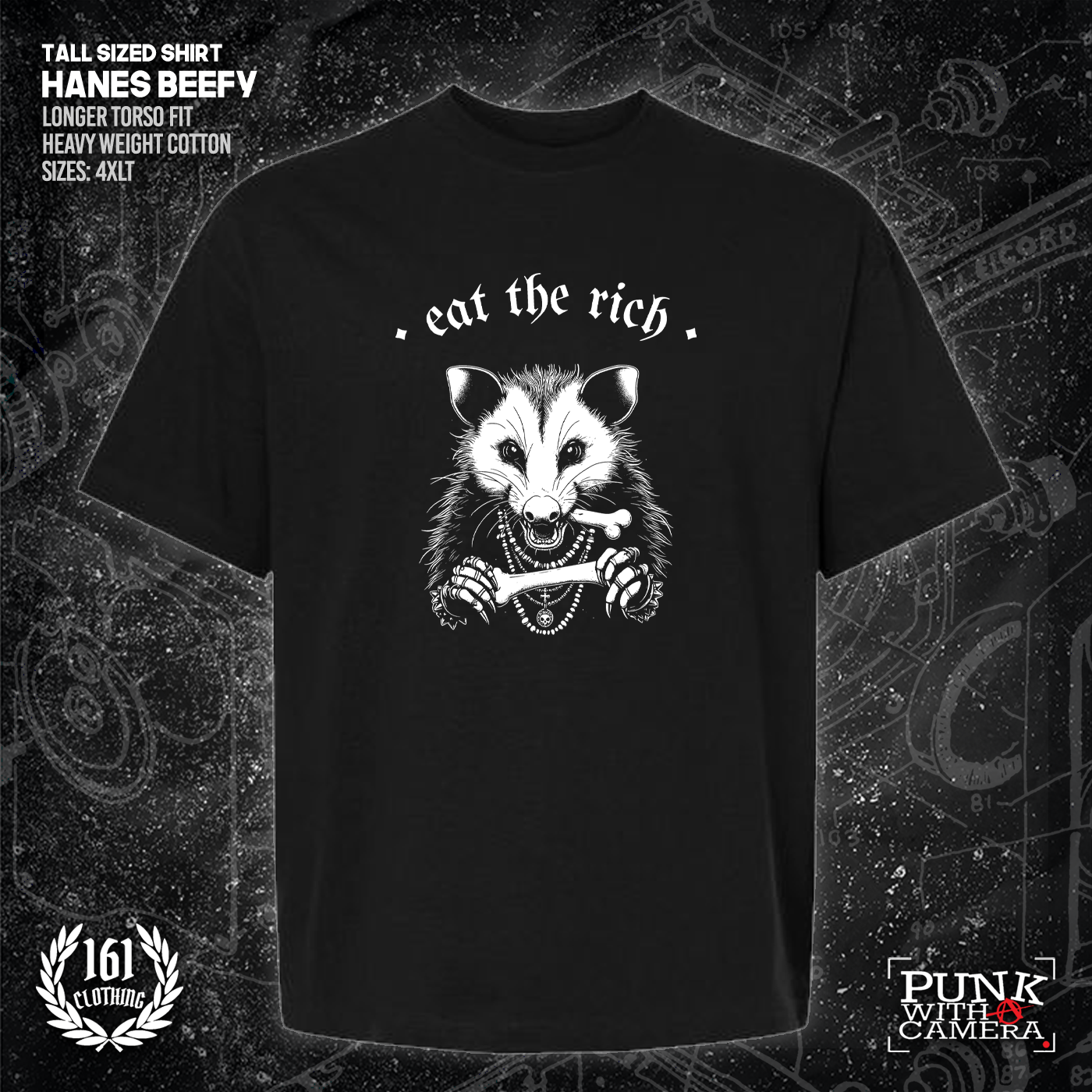 Eat The Rich Possum - 161.Clothing