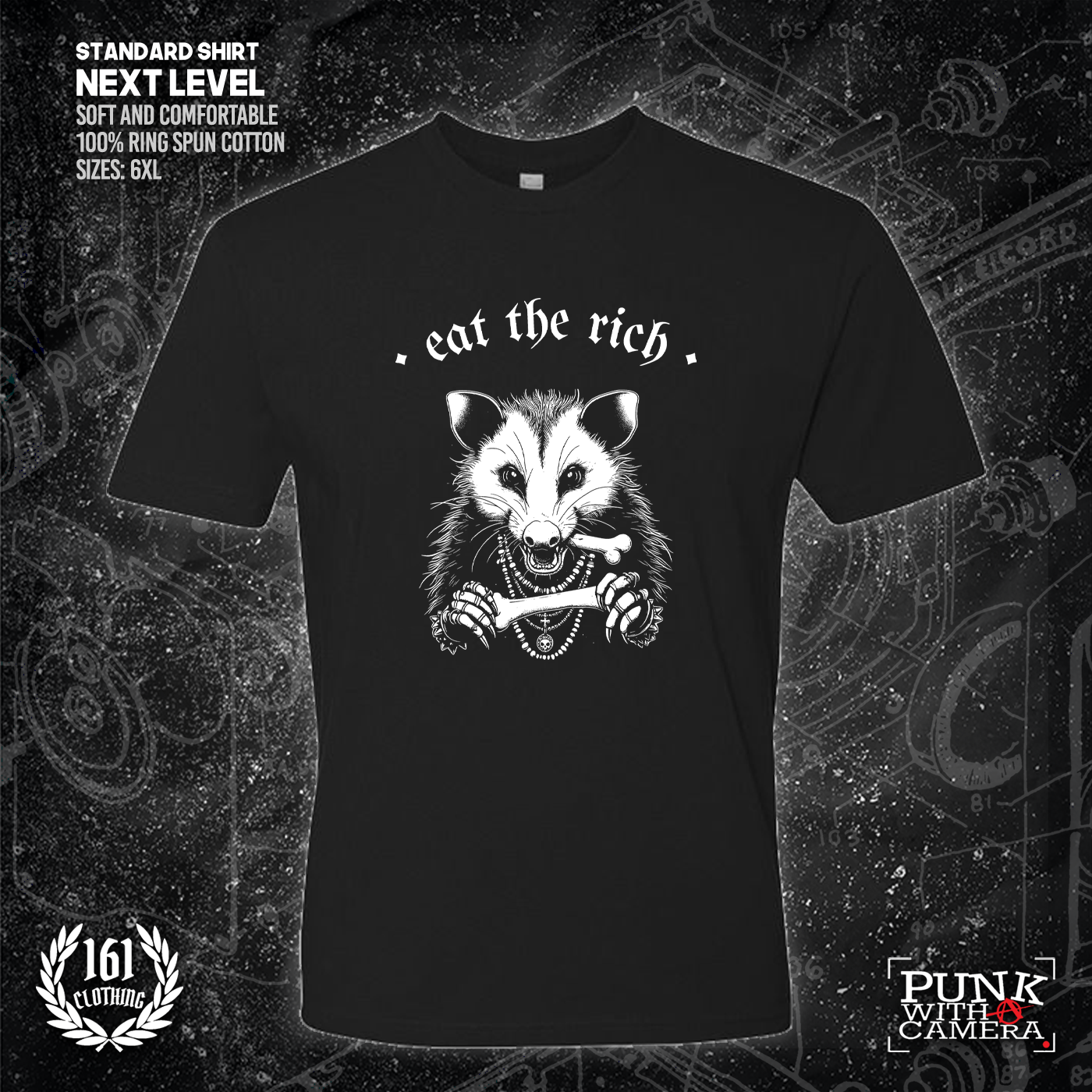 Eat The Rich Possum - 161.Clothing