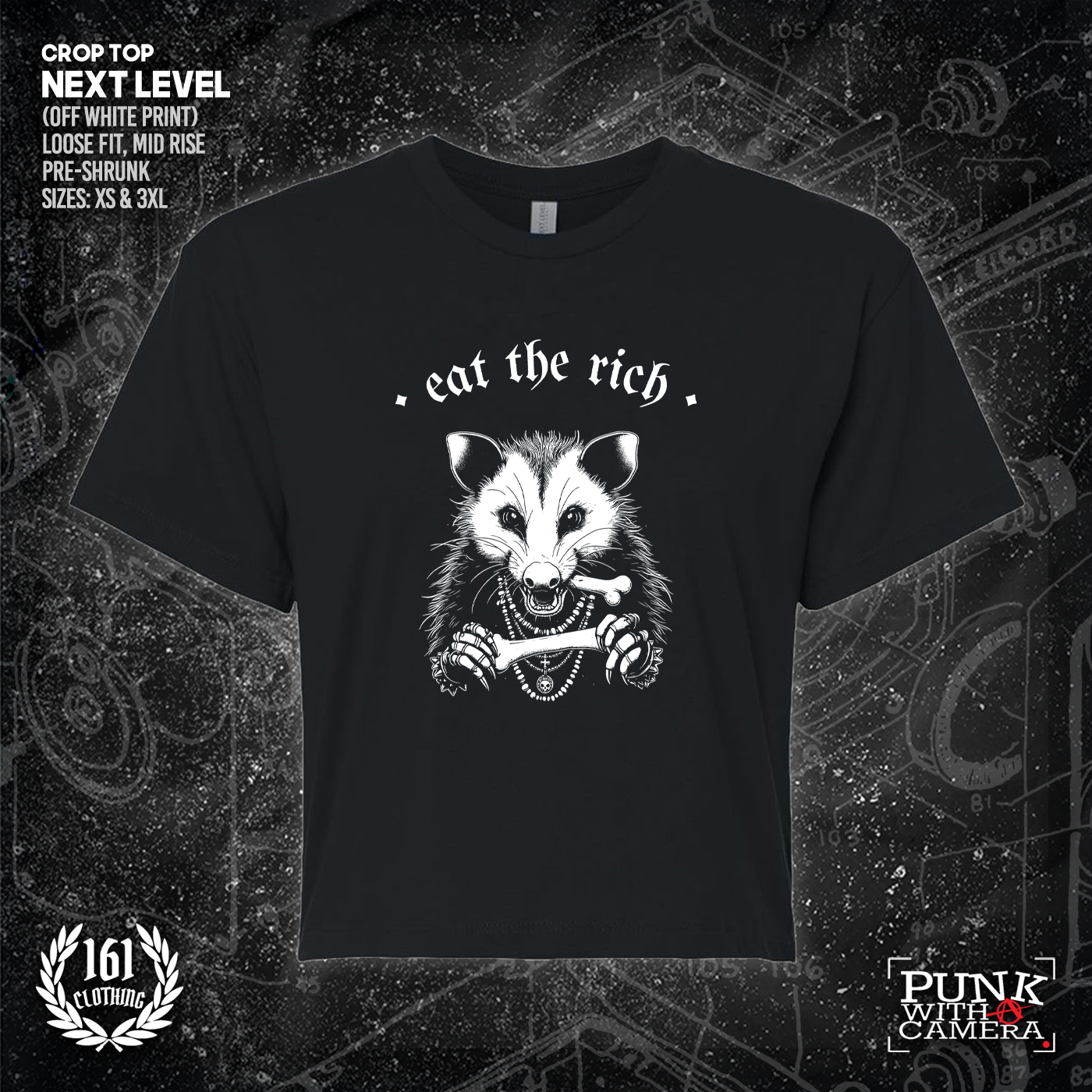 Eat The Rich Possum - 161.Clothing