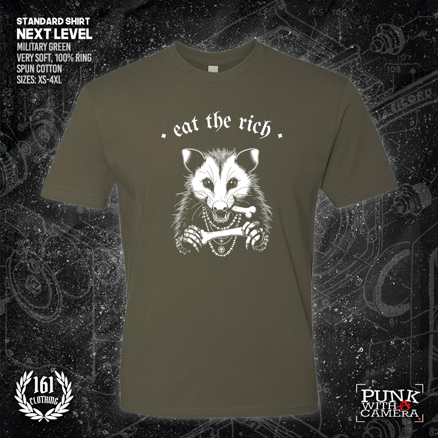 Eat The Rich Possum - 161.Clothing