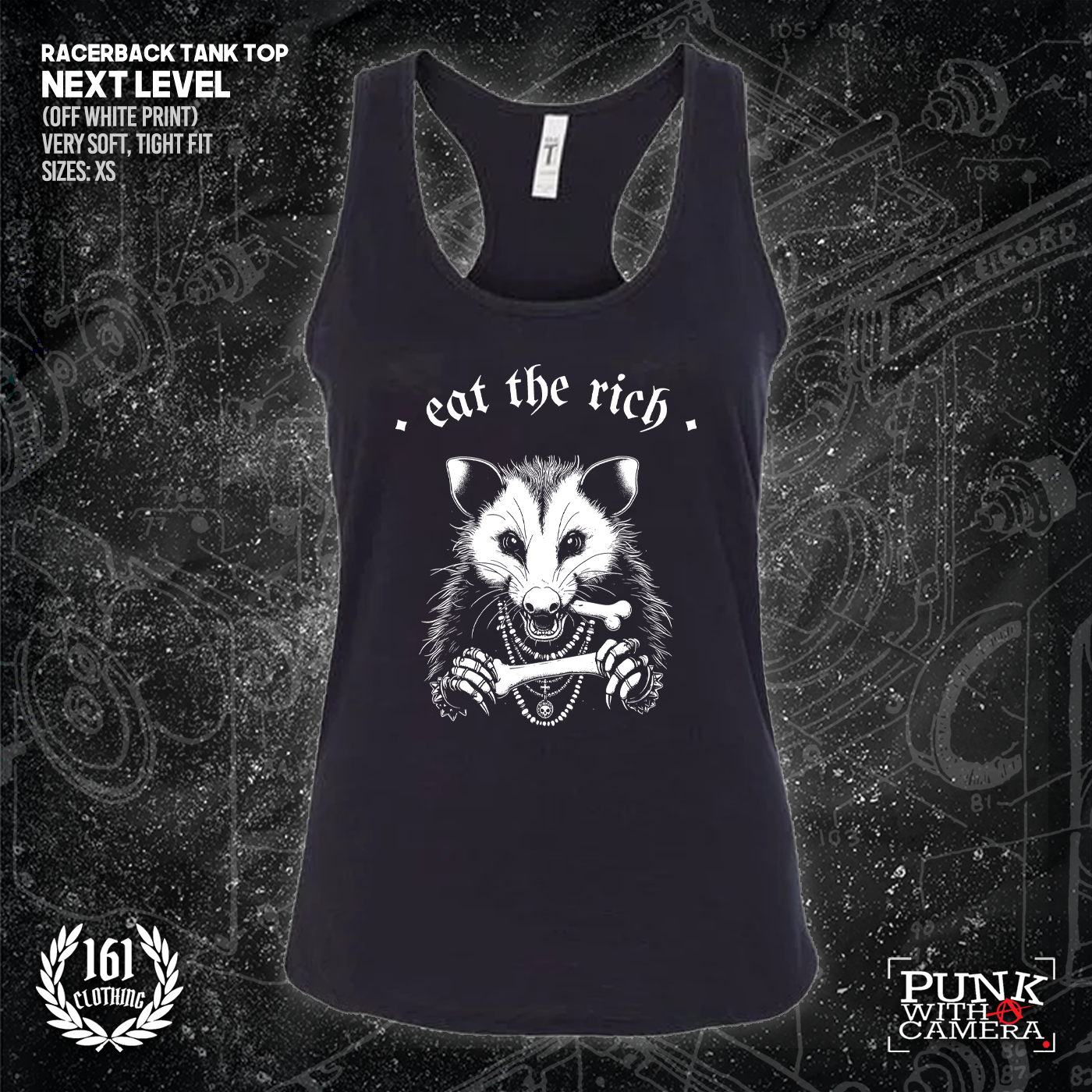 Eat The Rich Possum - 161.Clothing