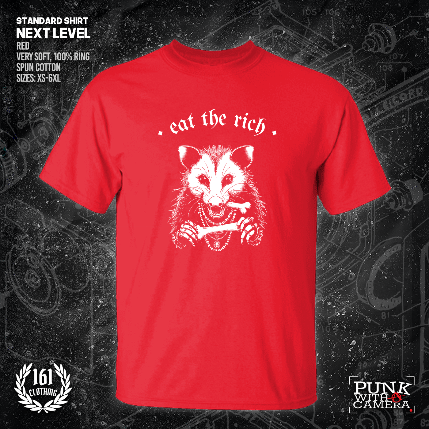Eat The Rich Possum - 161.Clothing