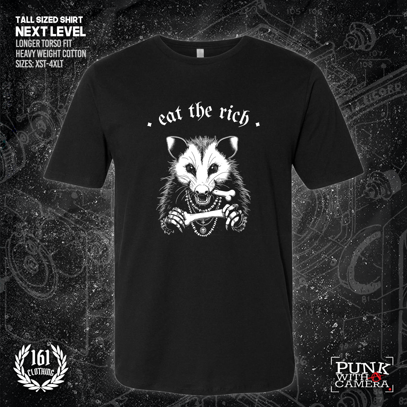 Eat The Rich Possum - 161.Clothing